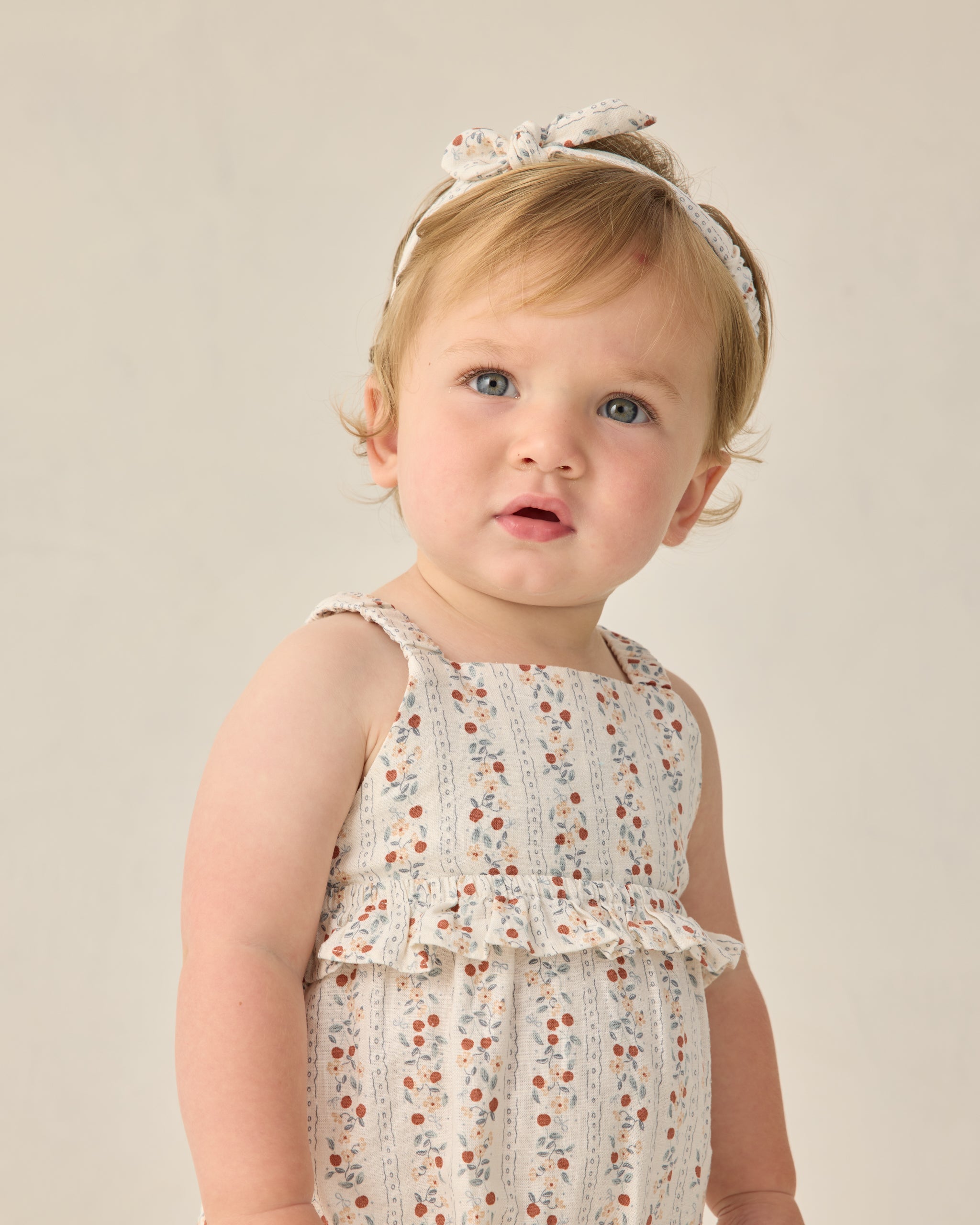 Kinsley Jumpsuit Summer Fruit - Rylee + Cru | Kids Clothes | Trendy Baby Clothes | Modern Infant Outfits |