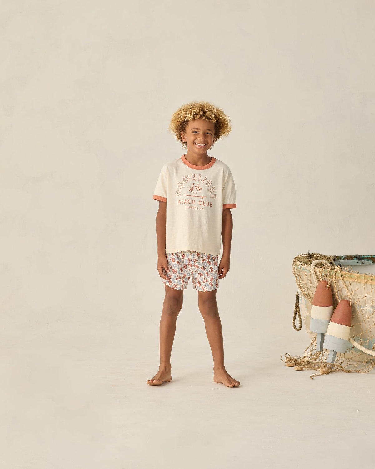 Ringer Tee Moonlight - Rylee + Cru | Kids Clothes | Trendy Baby Clothes | Modern Infant Outfits |