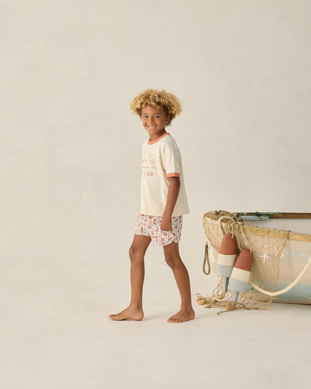 Ringer Tee Moonlight - Rylee + Cru | Kids Clothes | Trendy Baby Clothes | Modern Infant Outfits |