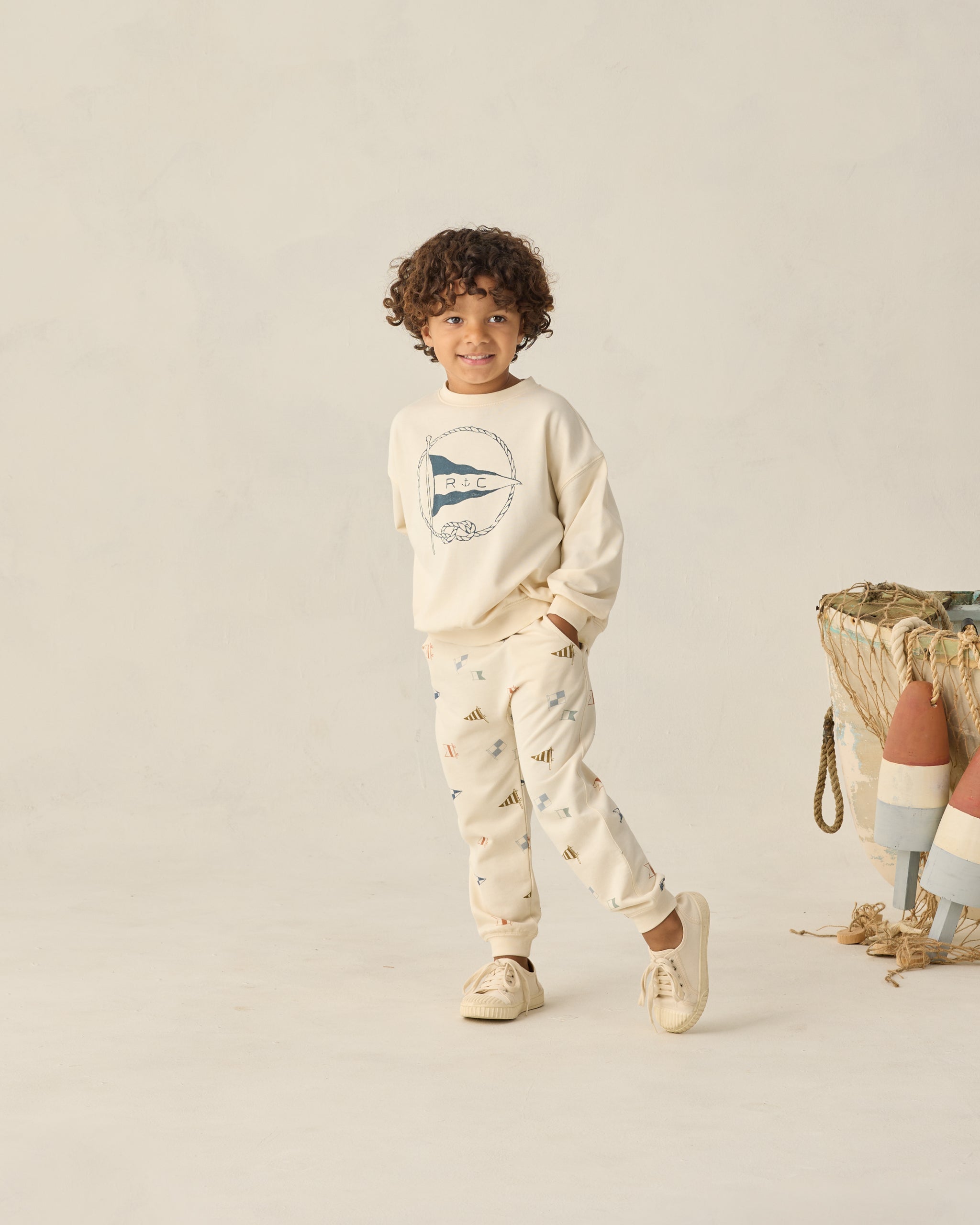 Sweatpant Flags - Rylee + Cru | Kids Clothes | Trendy Baby Clothes | Modern Infant Outfits |