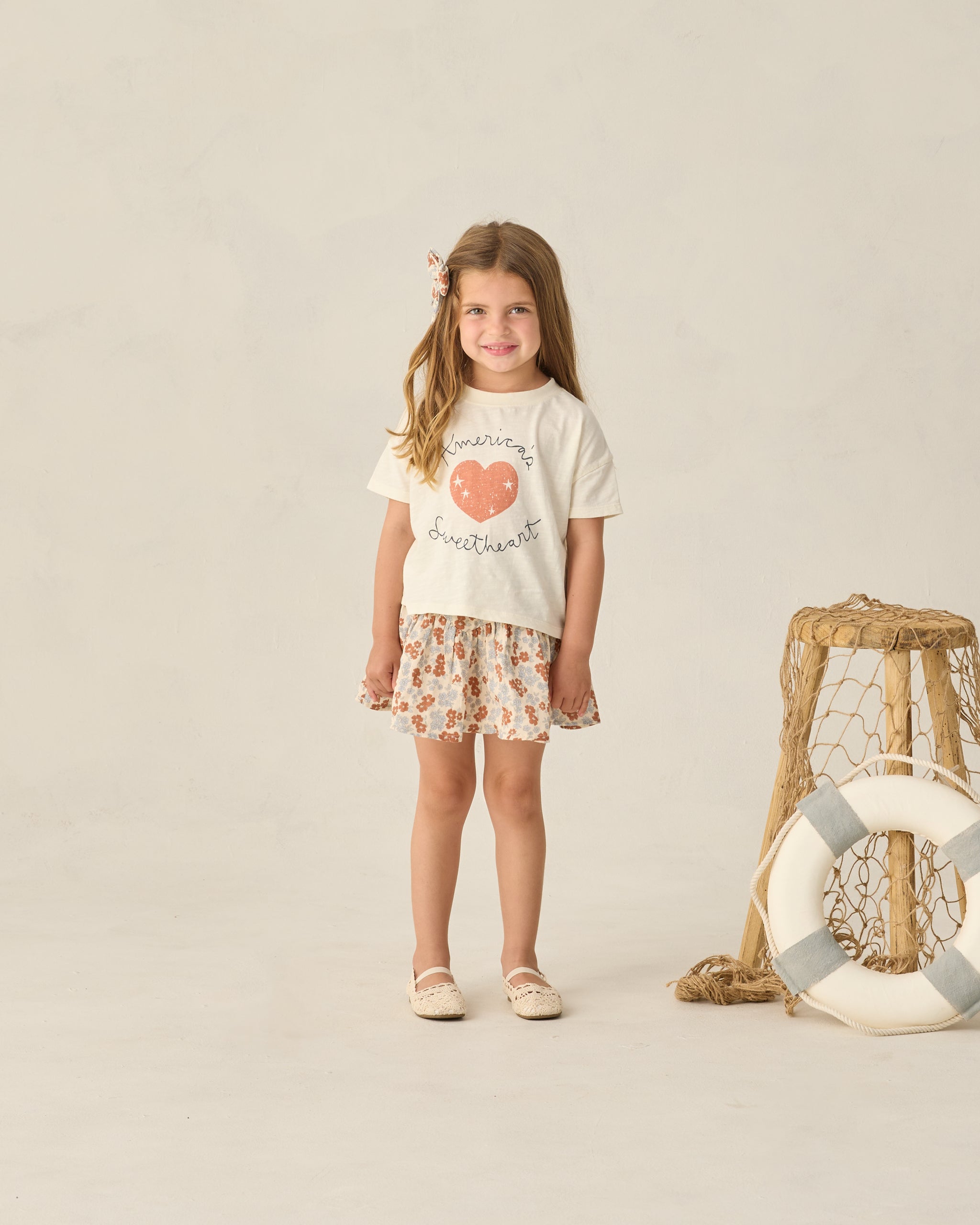Sparrow Skirt Americana Floral - Rylee + Cru | Kids Clothes | Trendy Baby Clothes | Modern Infant Outfits |