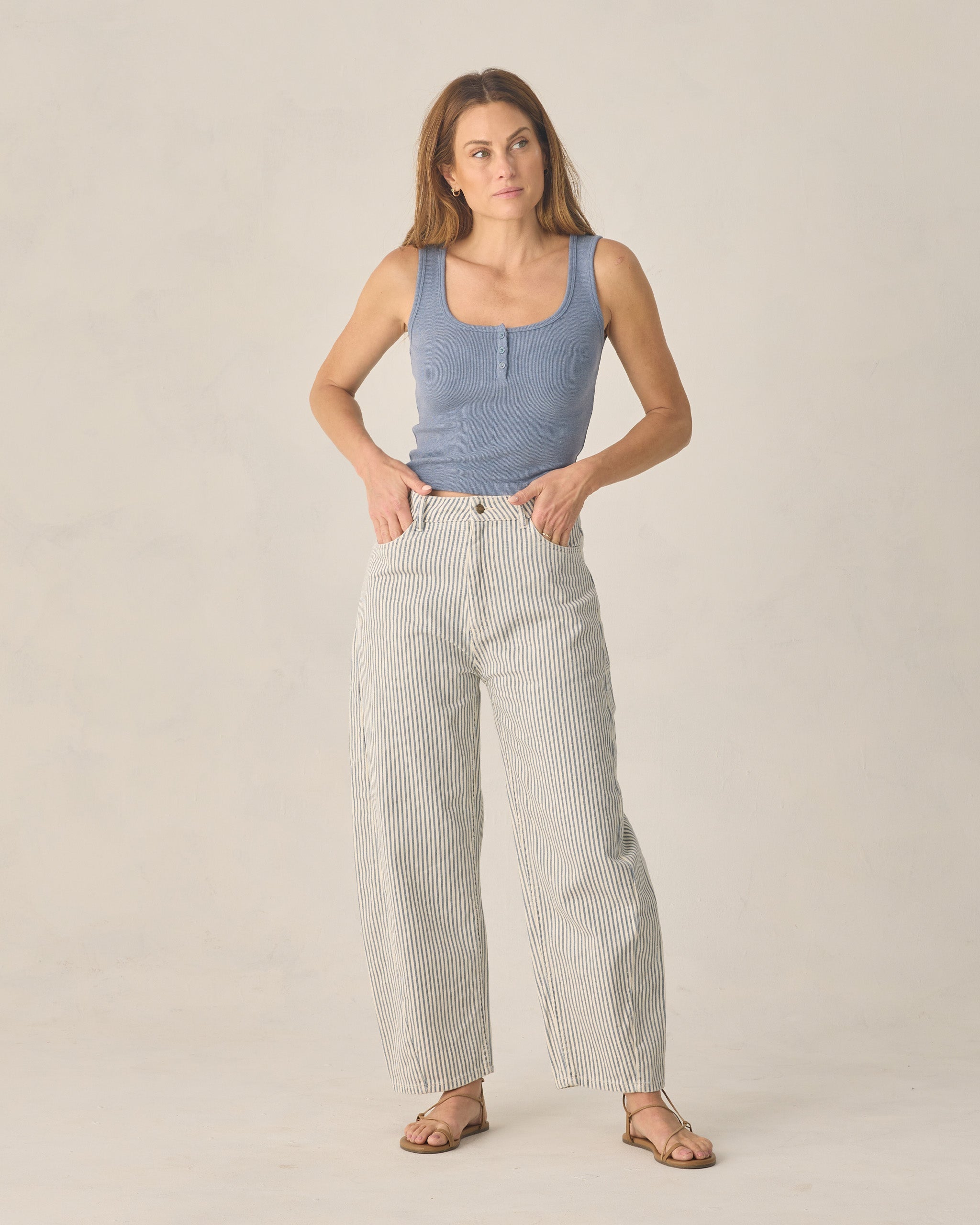 Women's Barrel Pant Natural