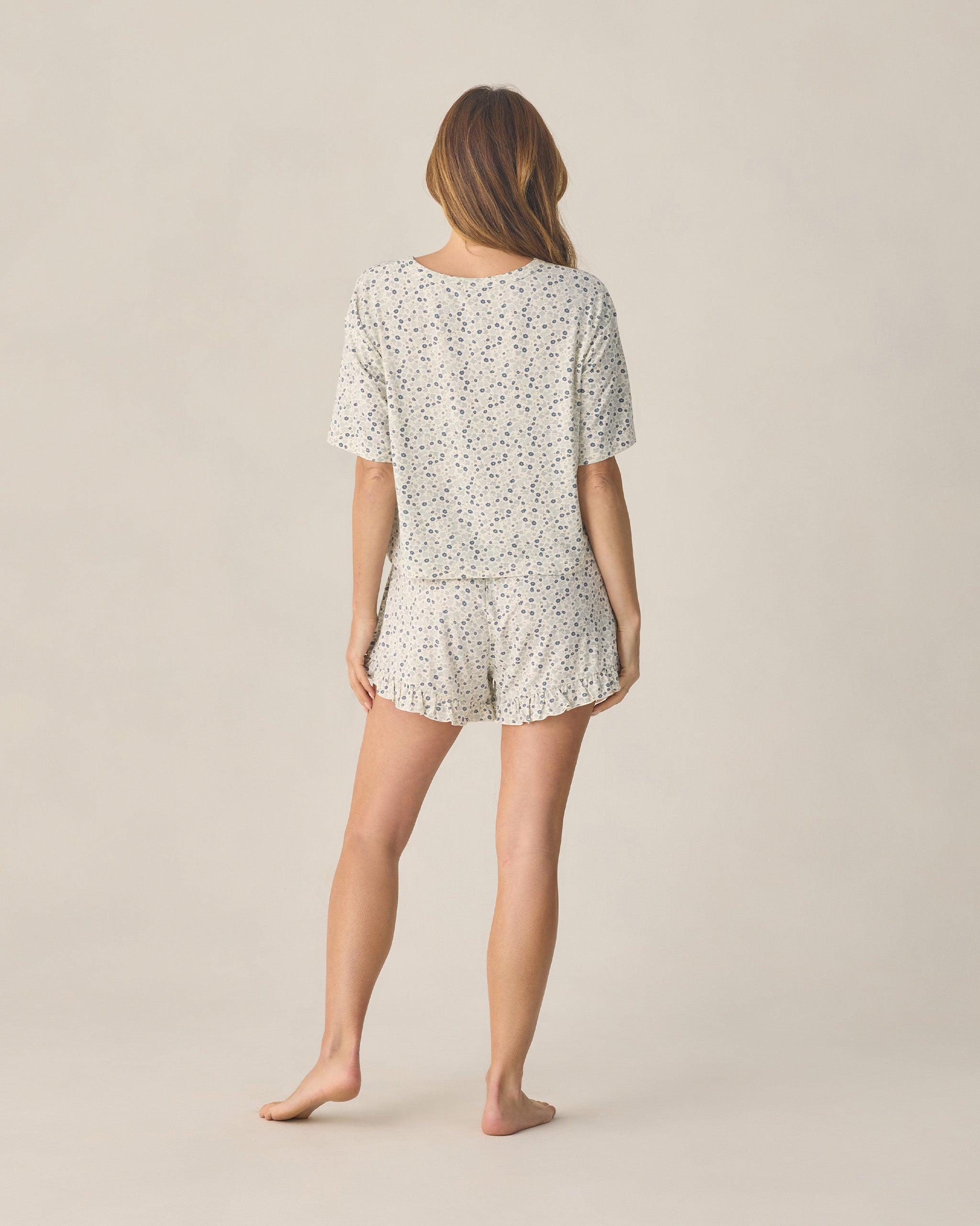 Women's Mosie Set Blue Ditsy