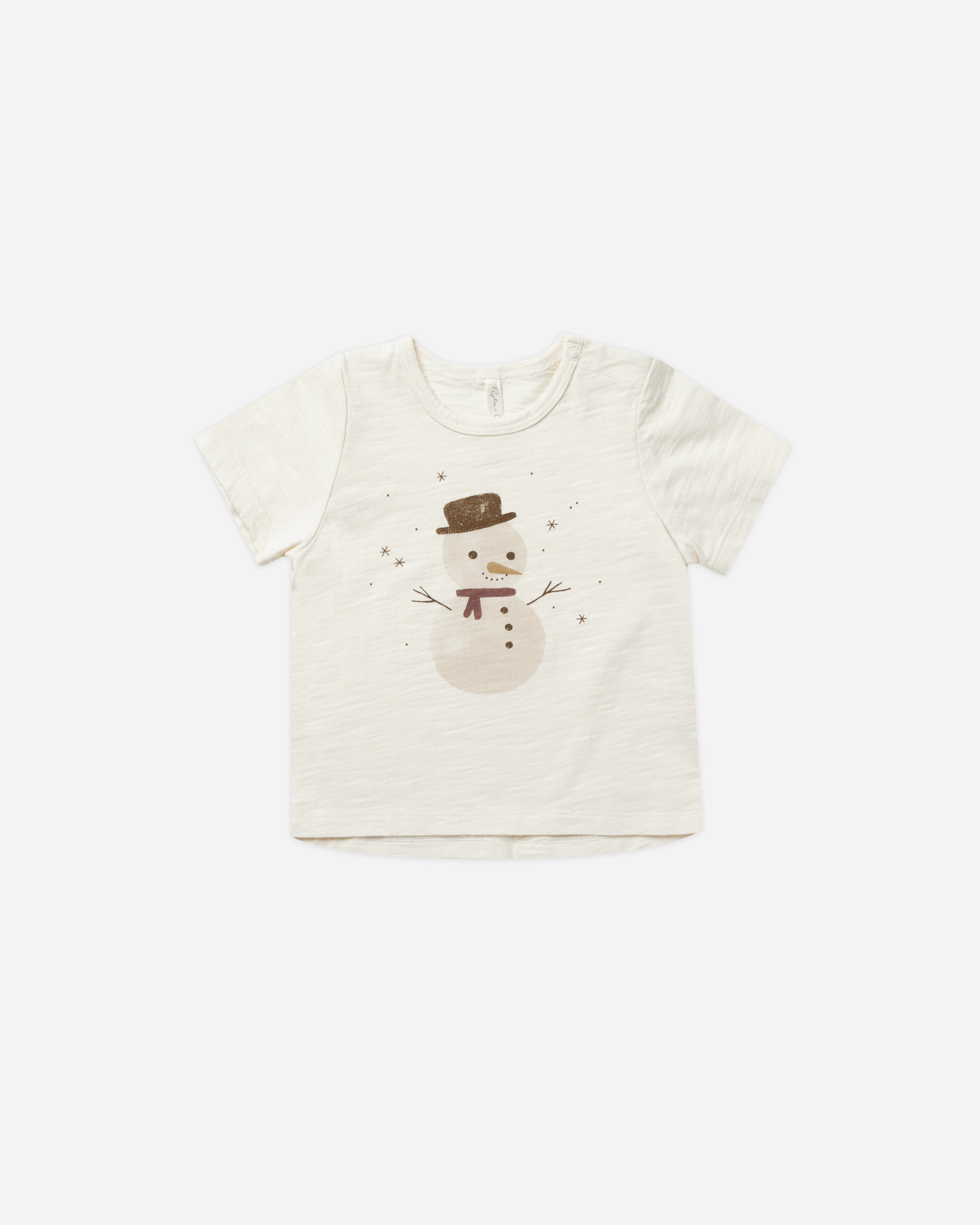 Basic Tee || Snowman - Rylee + Cru | Kids Clothes | Trendy Baby Clothes | Modern Infant Outfits |