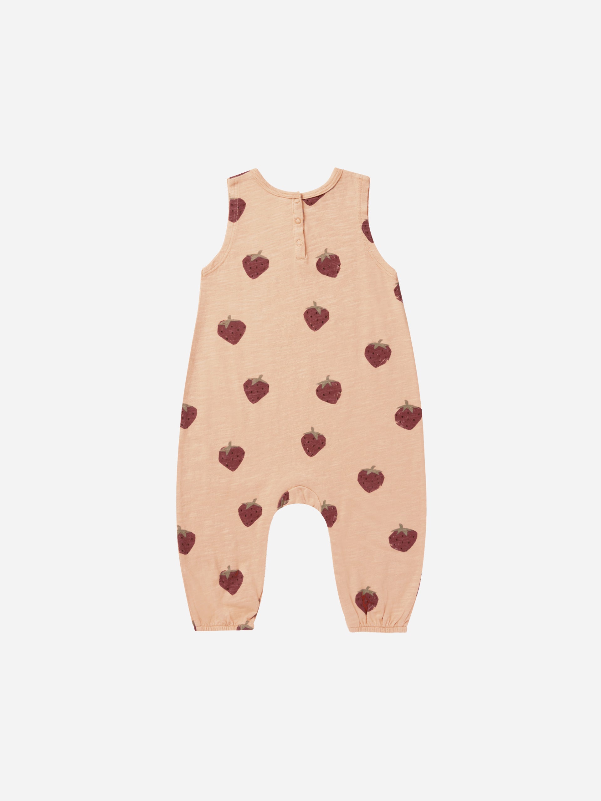 Mills Jumpsuit || Strawberries - Rylee + Cru | Kids Clothes | Trendy Baby Clothes | Modern Infant Outfits |