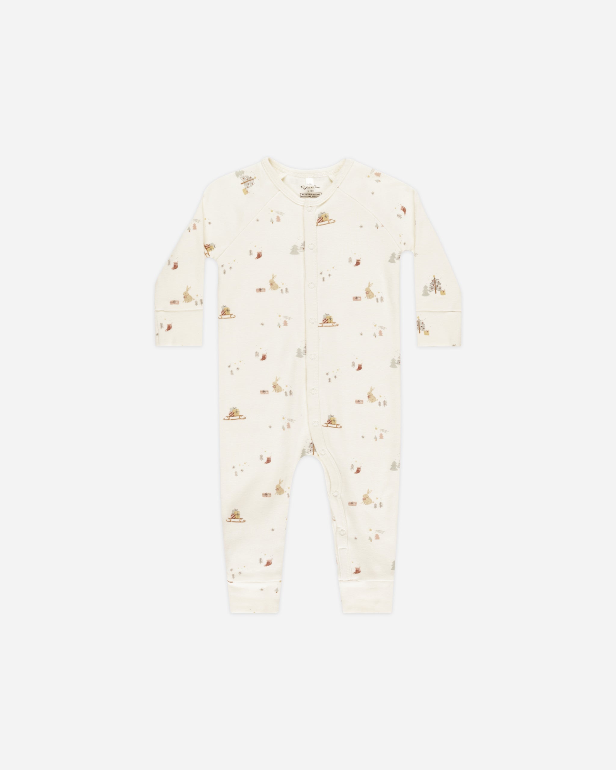 Organic Long John Pajamas || Presents