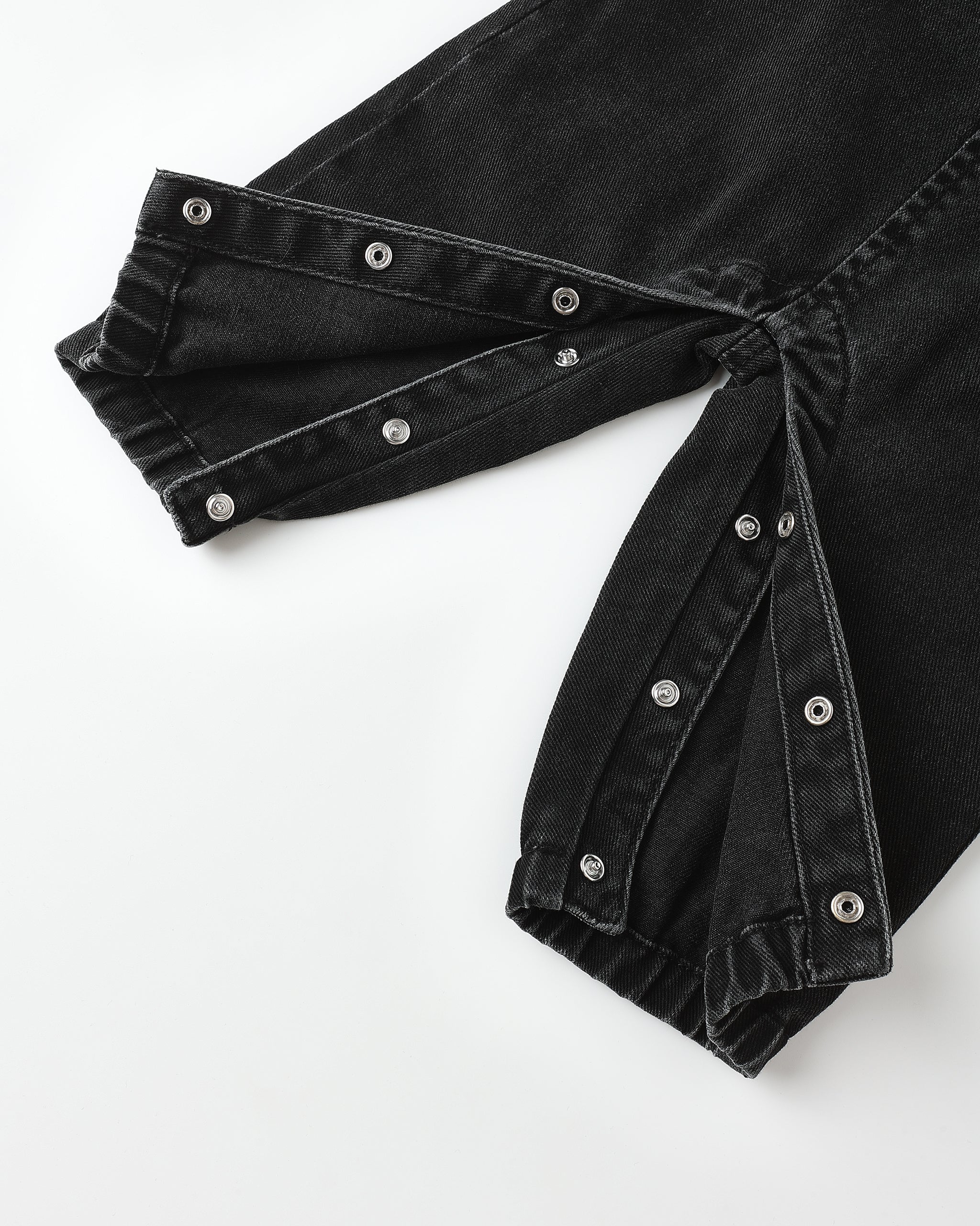 Baby Overalls || Washed Black