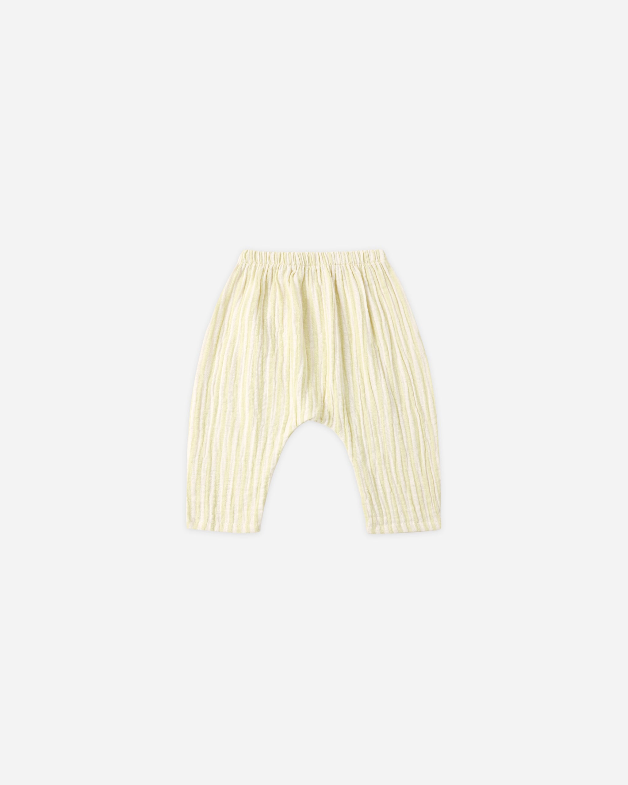 Rowan Pant Citron Stripe - Rylee + Cru | Kids Clothes | Trendy Baby Clothes | Modern Infant Outfits |