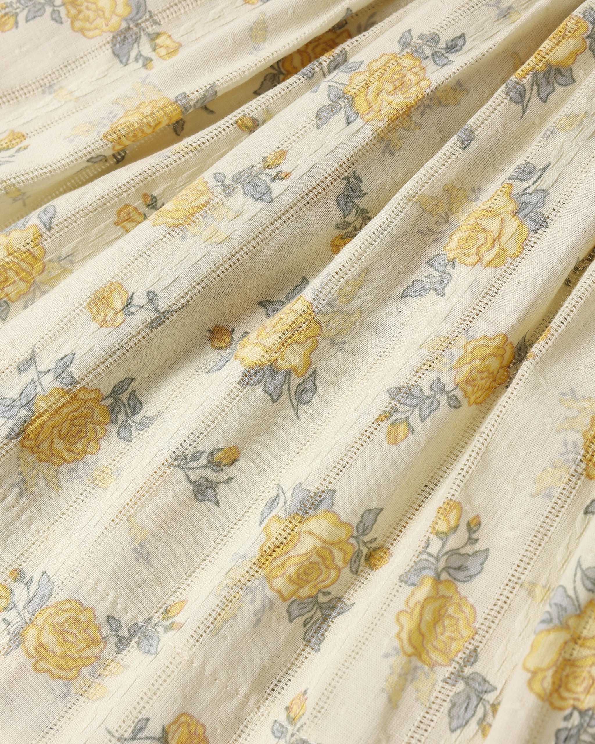 Lenny Skirt Lemon Ditsy Flower - Rylee + Cru | Kids Clothes | Trendy Baby Clothes | Modern Infant Outfits |