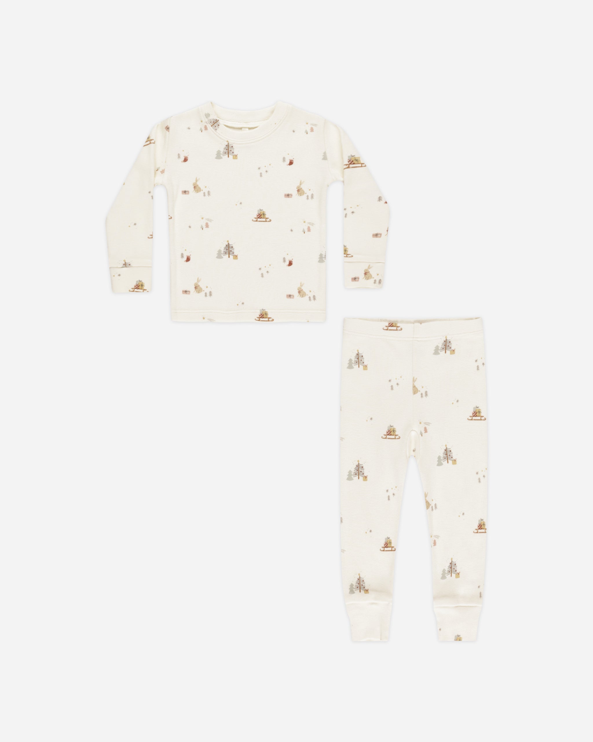 Organic Long Sleeve Pajama Set || Presents