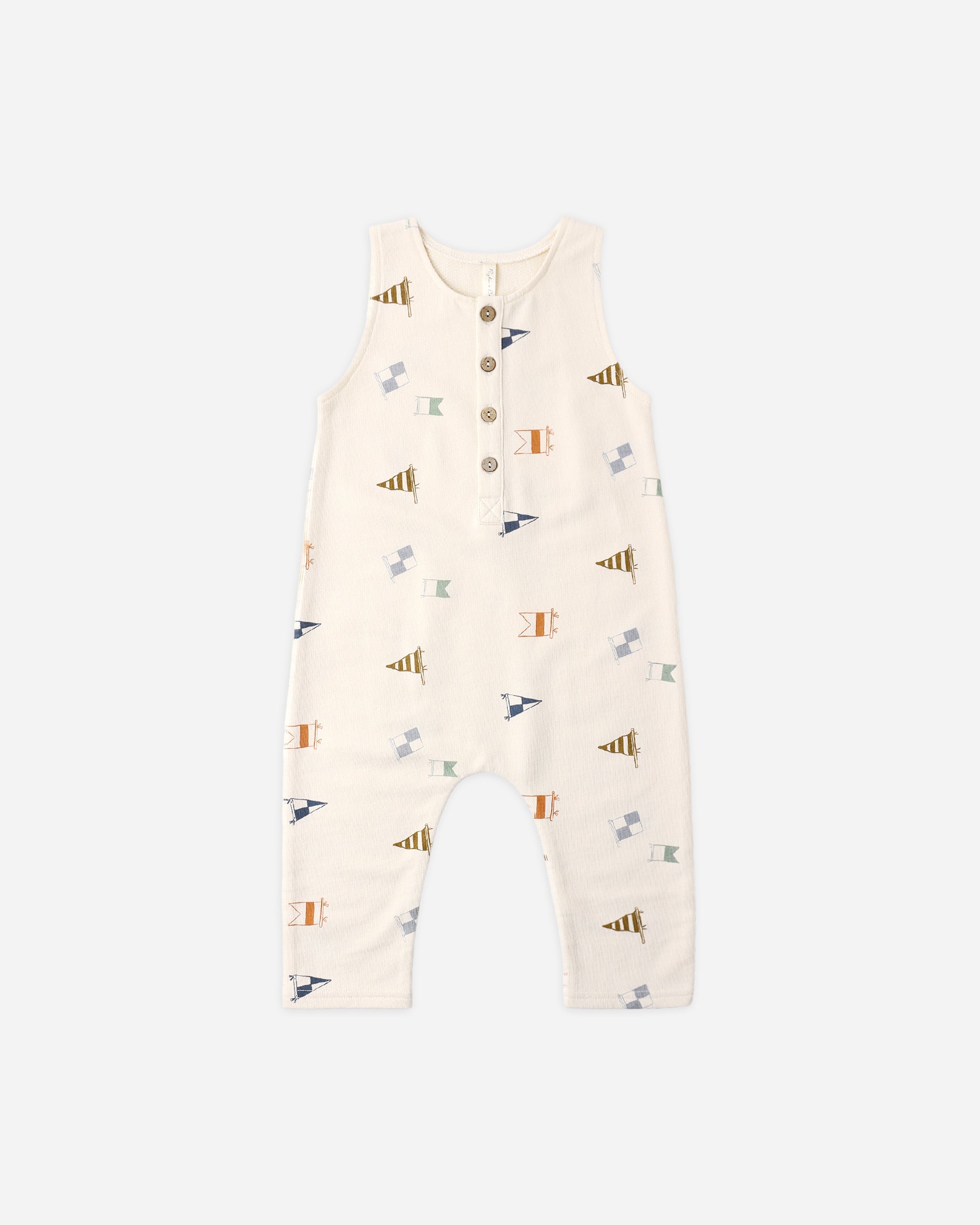 Terry Jumpsuit Flags - Rylee + Cru | Kids Clothes | Trendy Baby Clothes | Modern Infant Outfits |