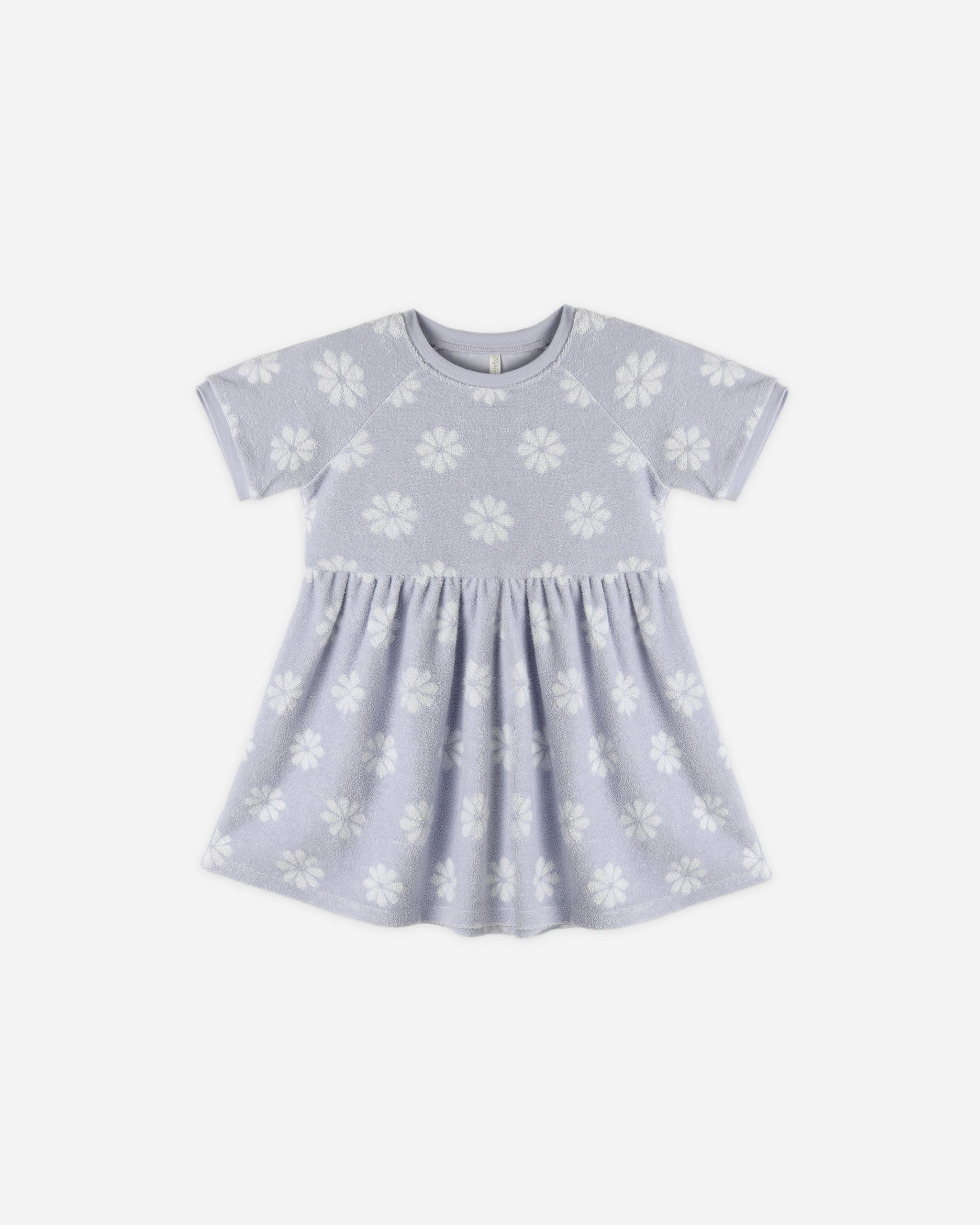 Raglan Dress Periwinkle Daisy - Rylee + Cru | Kids Clothes | Trendy Baby Clothes | Modern Infant Outfits |