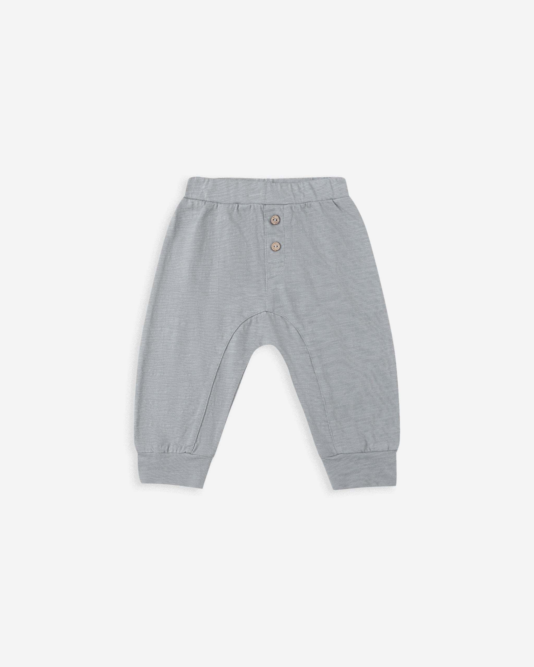 Baby Cru Pant || Dusty Blue - Rylee + Cru | Kids Clothes | Trendy Baby Clothes | Modern Infant Outfits |