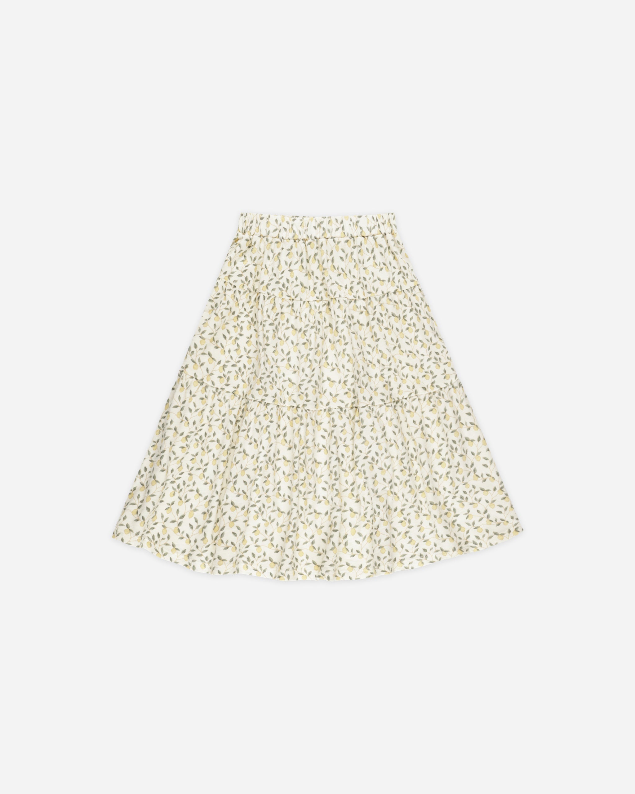 Tiered Midi Skirt || Lemons