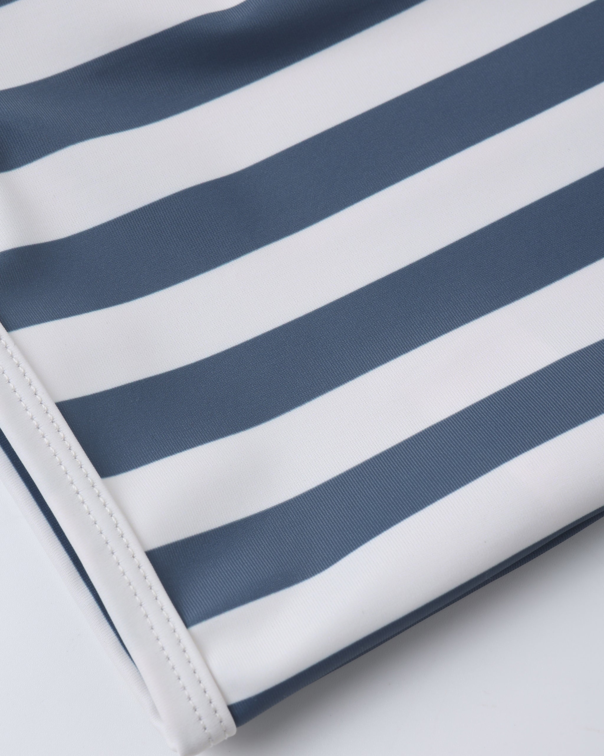 Shorty One-Piece Navy Stripe - Rylee + Cru | Kids Clothes | Trendy Baby Clothes | Modern Infant Outfits |