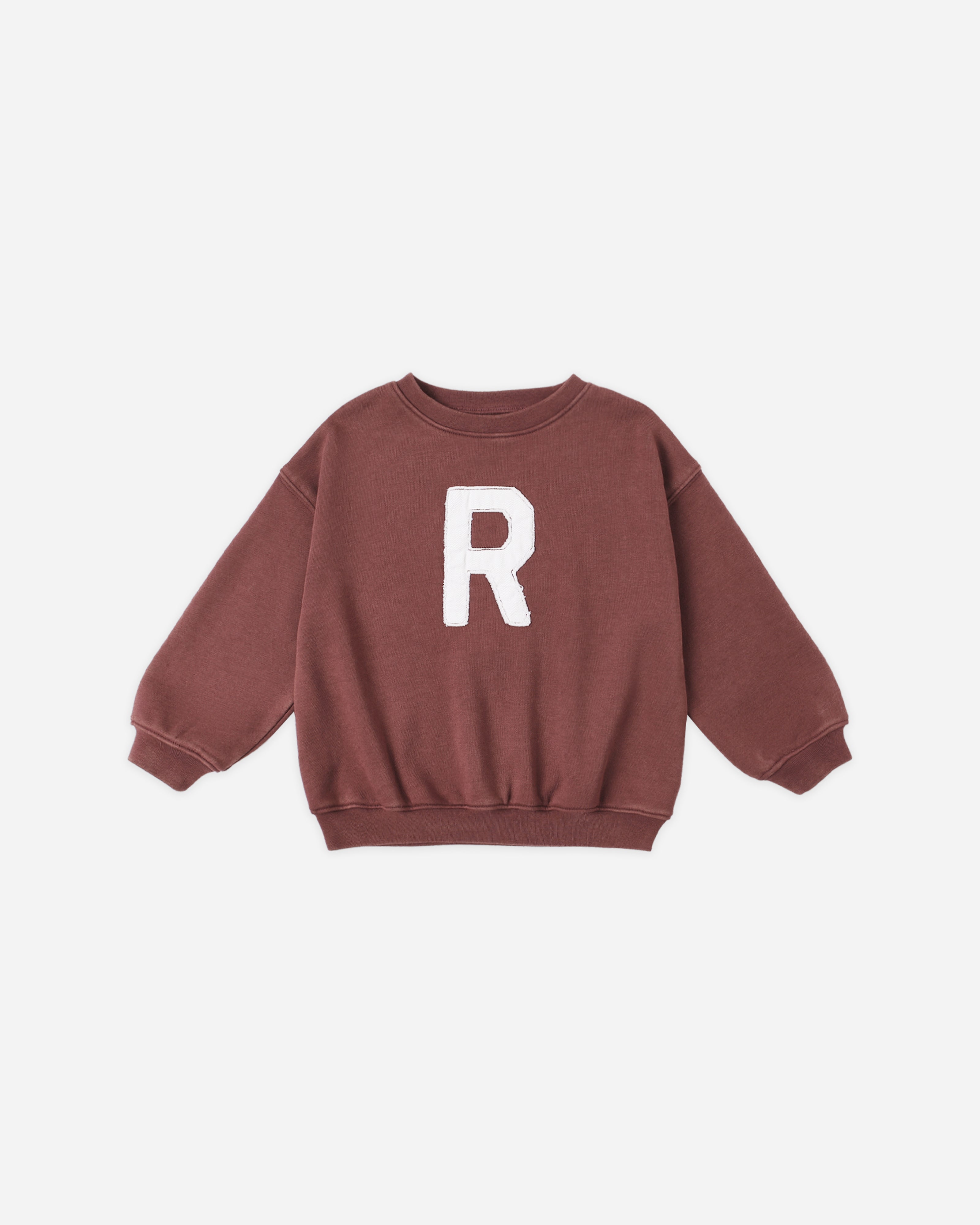 Relaxed Sweatshirt || Burgundy