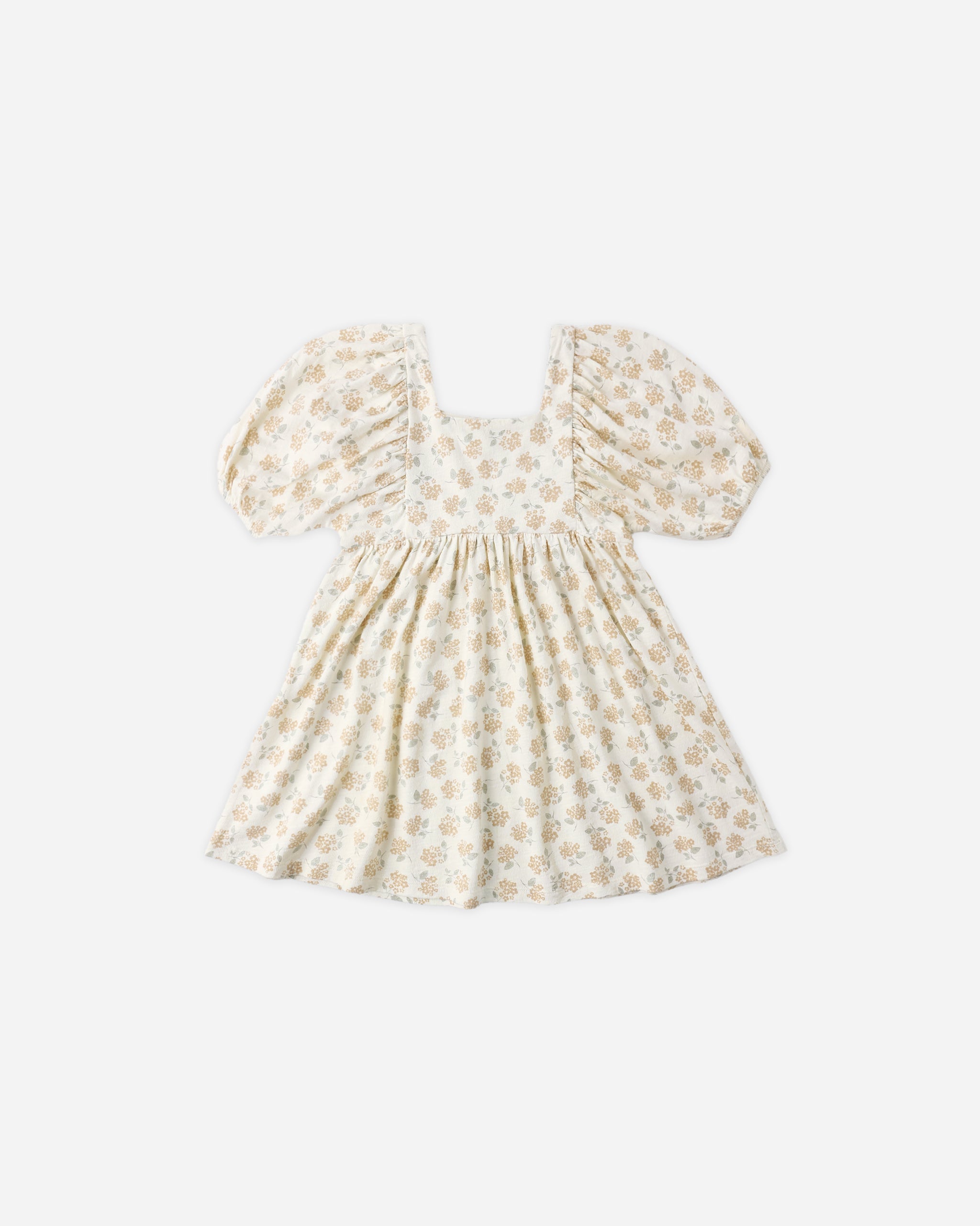 Brea Dress Yellow Ditsy