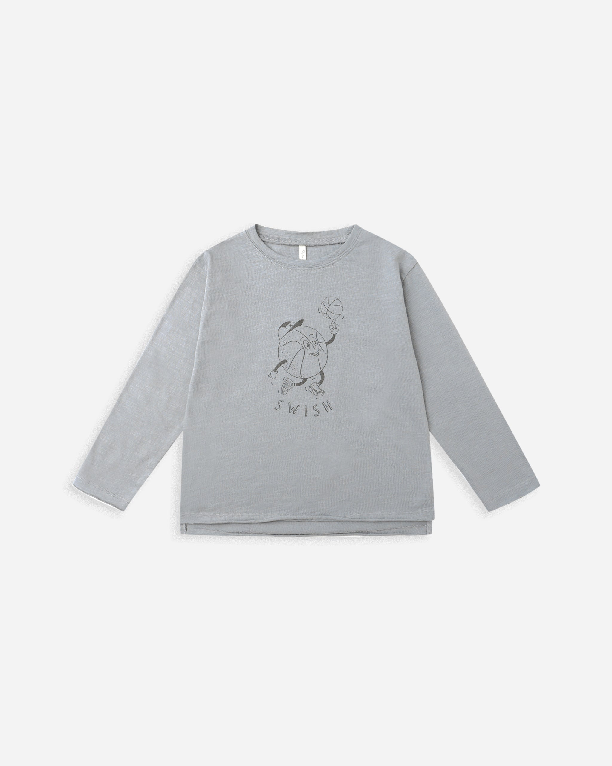 Raw Edge Long Sleeve Tee || Basketball