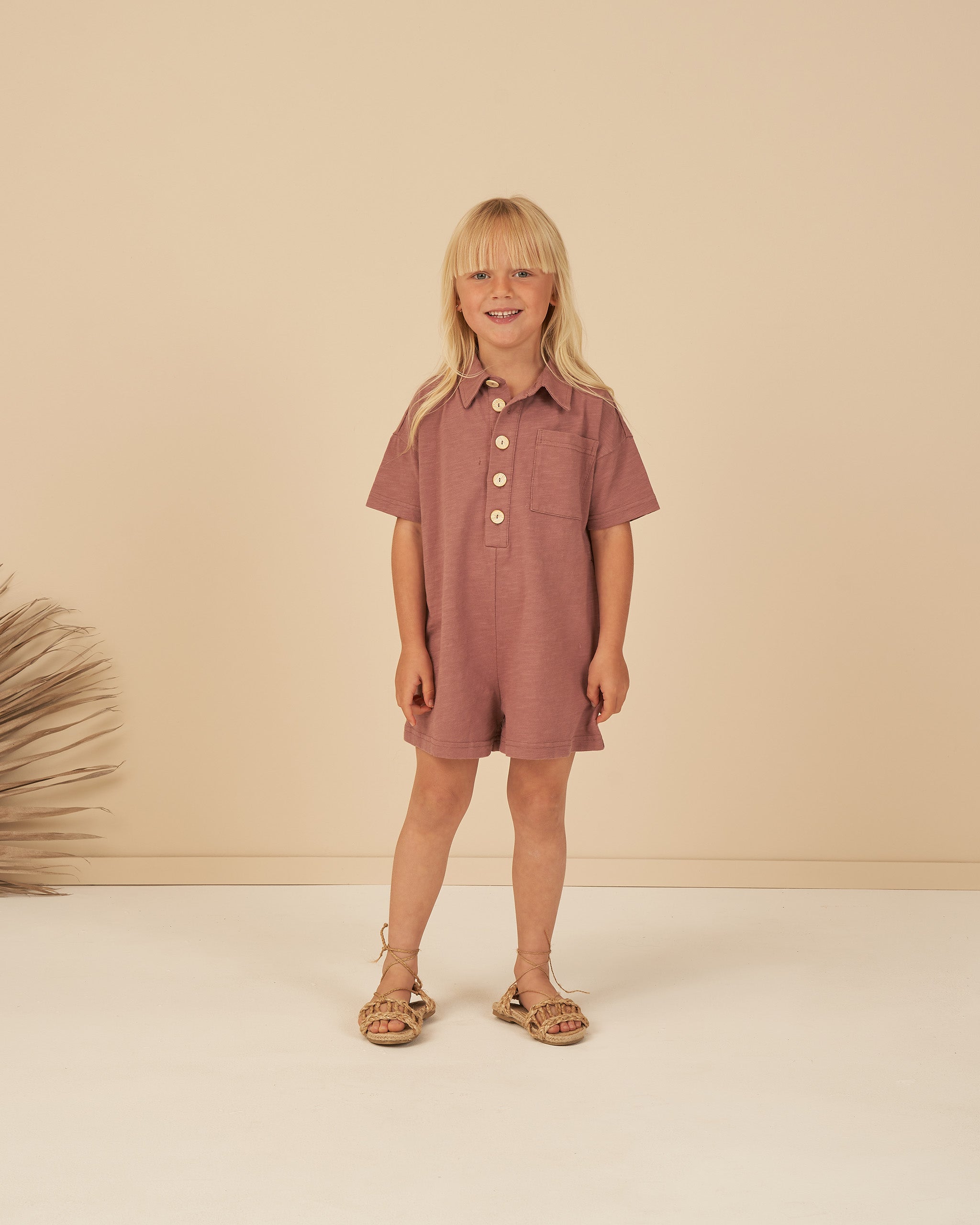 Frankie Romper || Mulberry