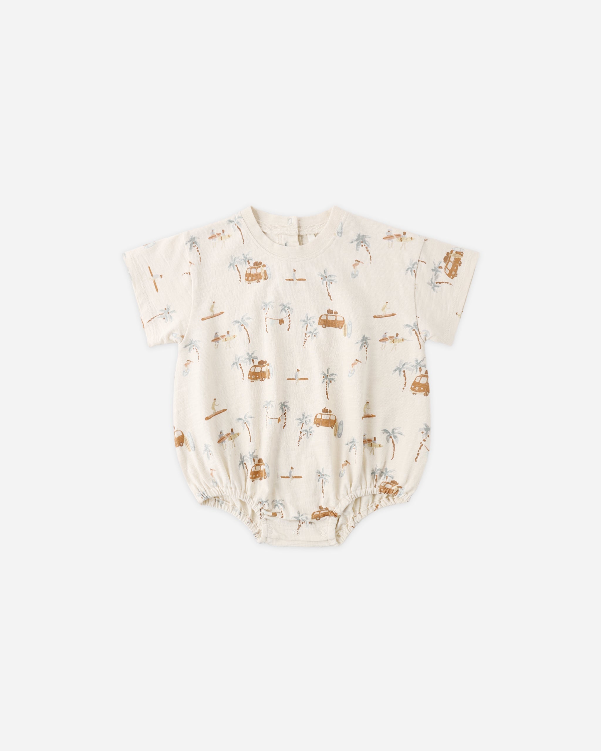 Relaxed Bubble Romper Surf Town - Rylee + Cru | Kids Clothes | Trendy Baby Clothes | Modern Infant Outfits |