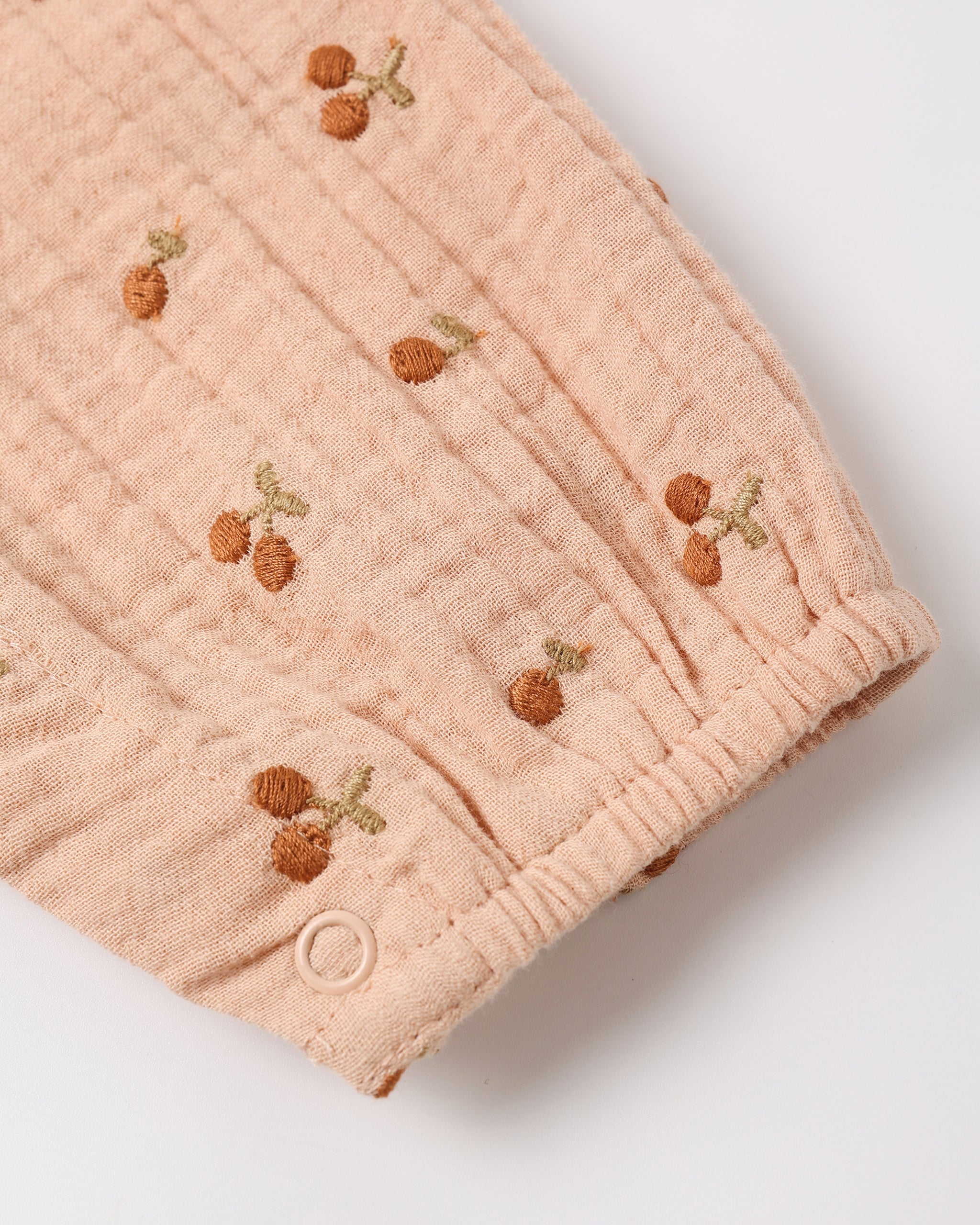 Kinsley Jumpsuit Cherry Embroidery - Rylee + Cru | Kids Clothes | Trendy Baby Clothes | Modern Infant Outfits |