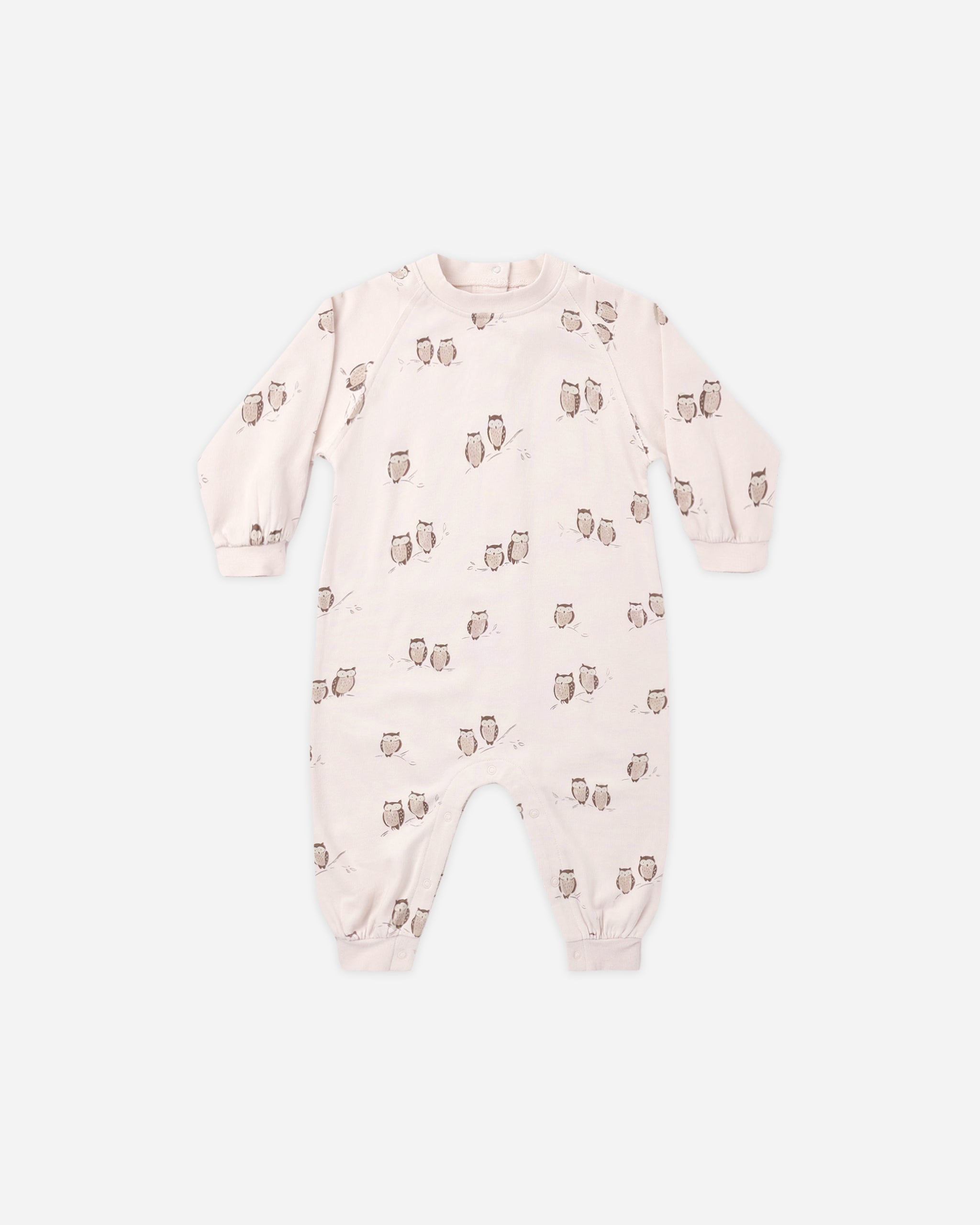 Raglan Jumpsuit Owls - Rylee + Cru | Kids Clothes | Trendy Baby Clothes | Modern Infant Outfits |