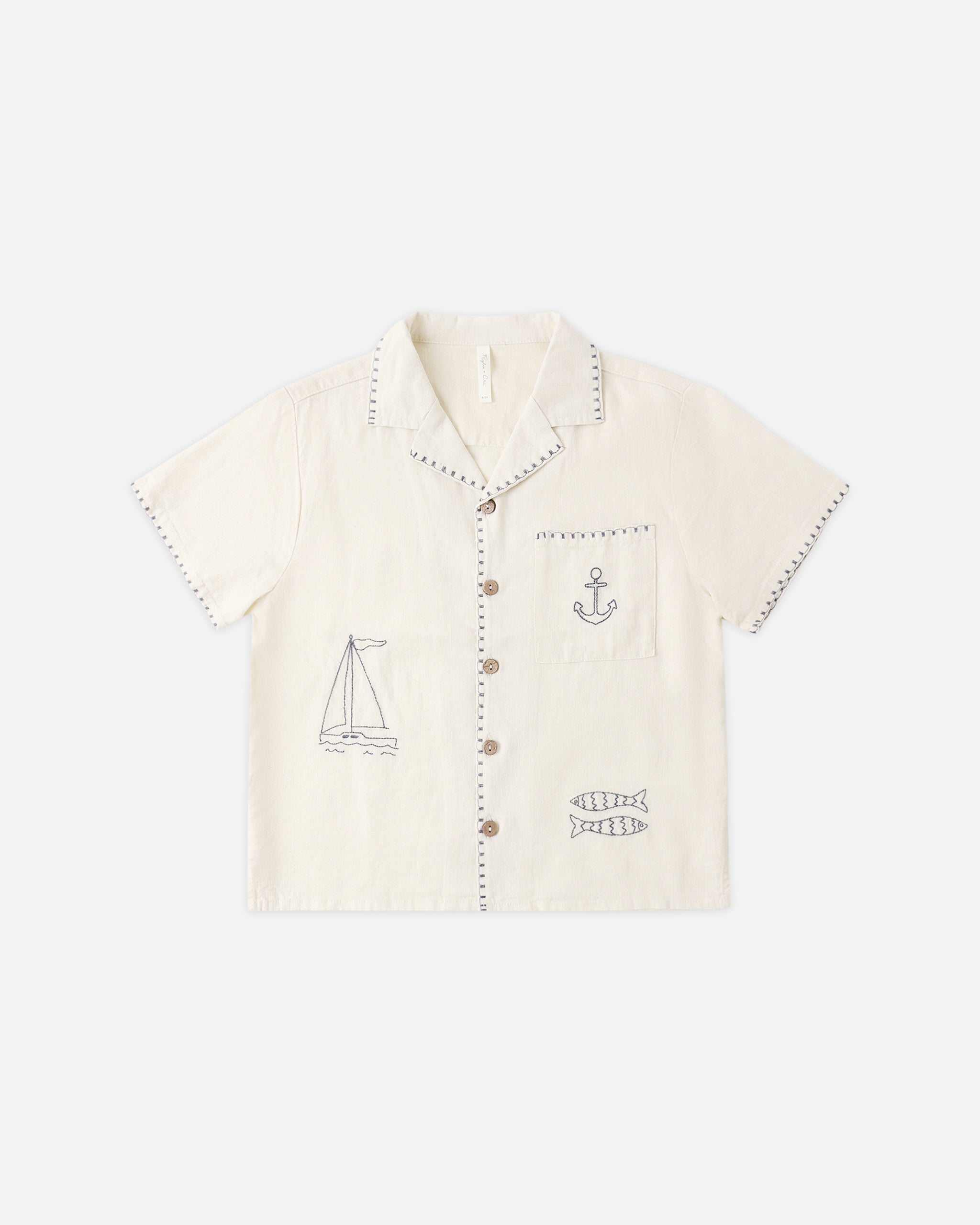 Lapel Collar Shirt Sailor