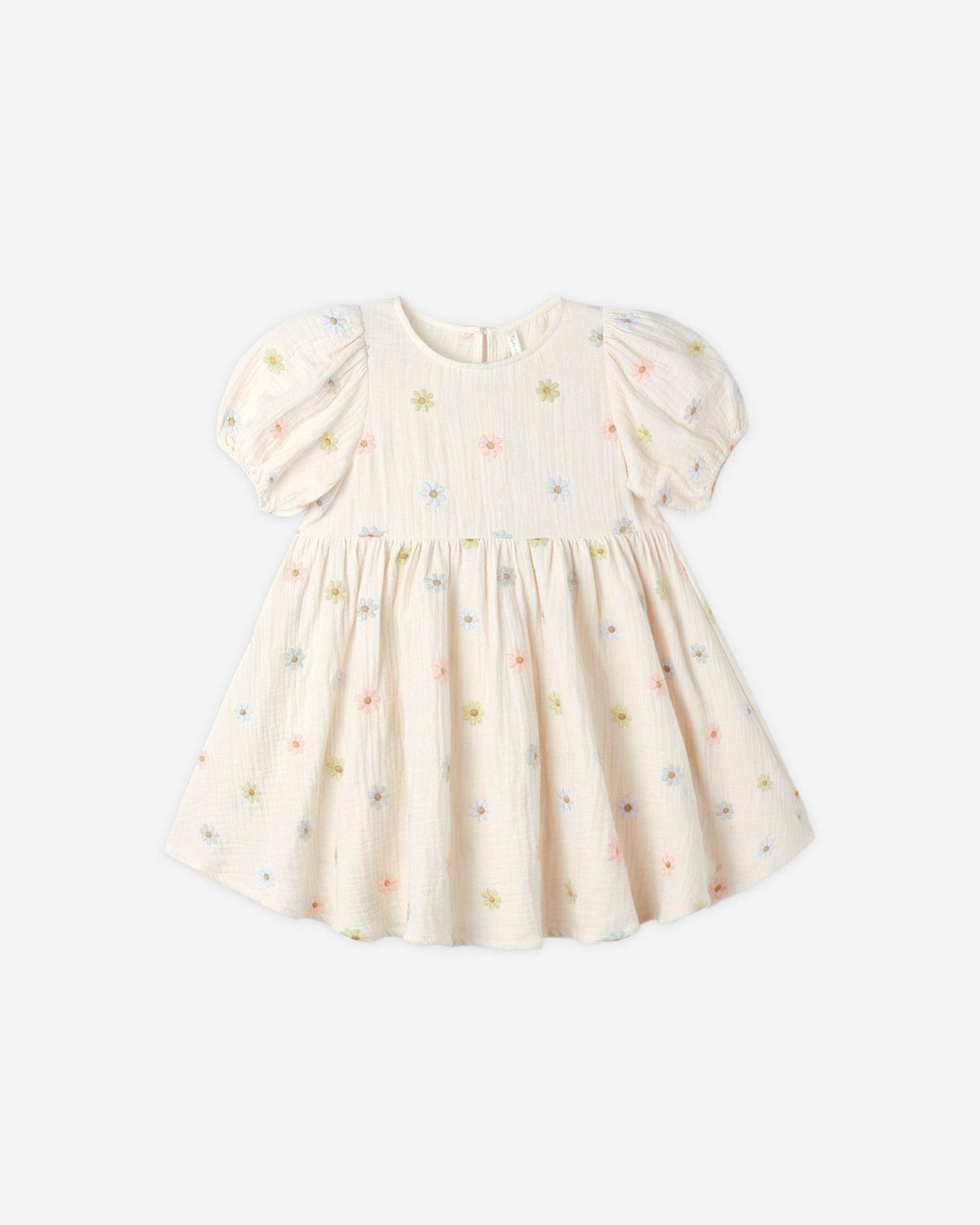 Marley Dress Embroidered Daisies - Rylee + Cru | Kids Clothes | Trendy Baby Clothes | Modern Infant Outfits |