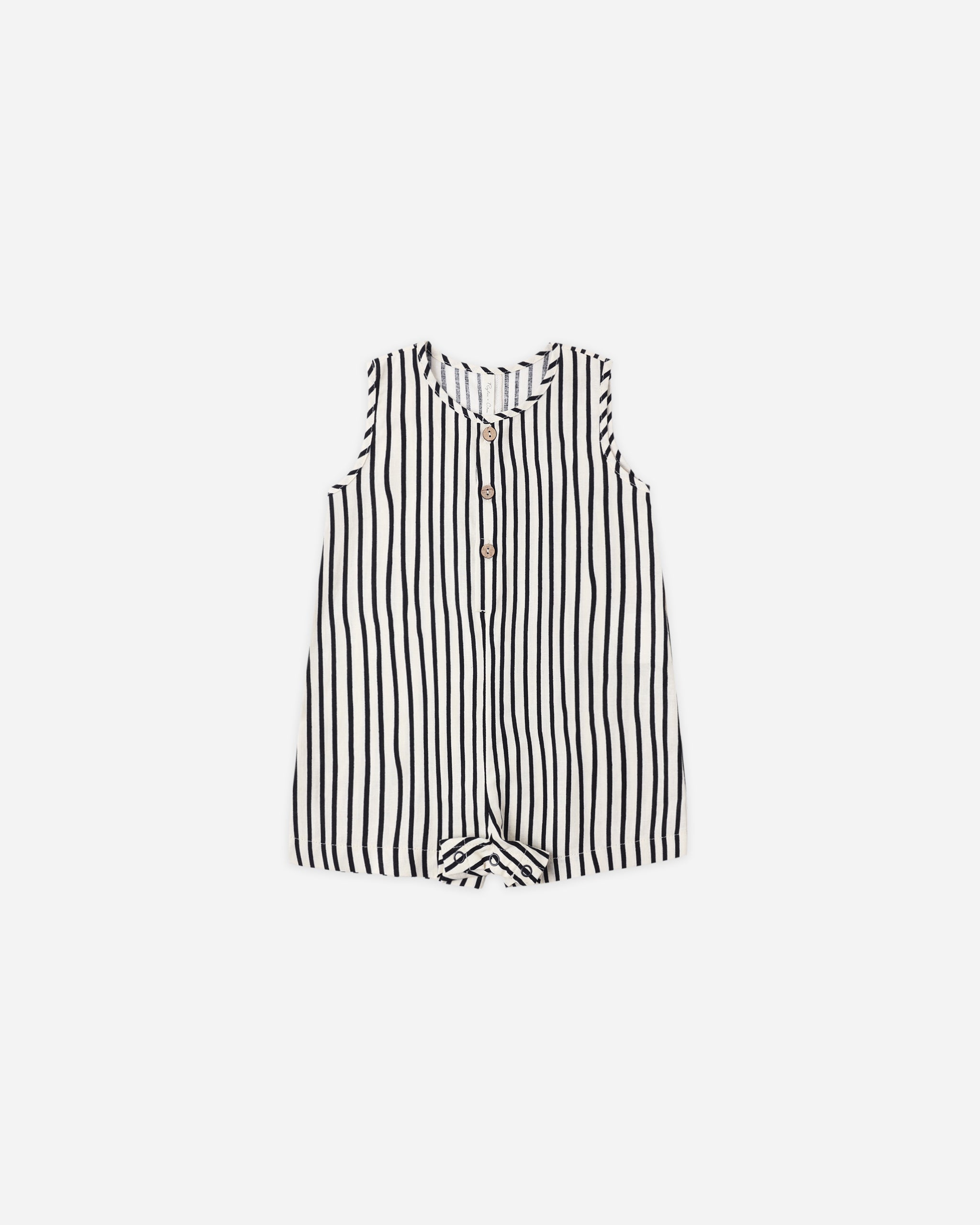 Maverick Romper Wavy Stripe - Rylee + Cru | Kids Clothes | Trendy Baby Clothes | Modern Infant Outfits |