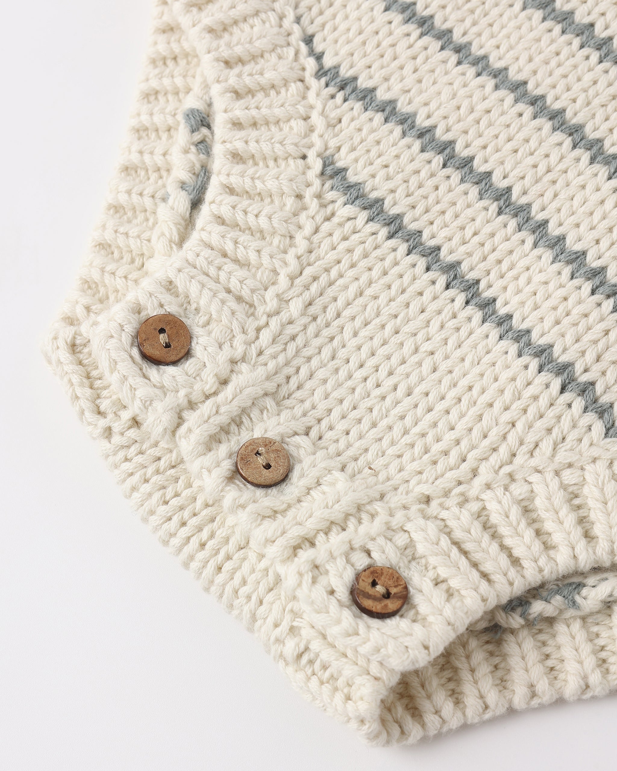 Ashton Knit Romper Sea Green Stripe - Rylee + Cru | Kids Clothes | Trendy Baby Clothes | Modern Infant Outfits |