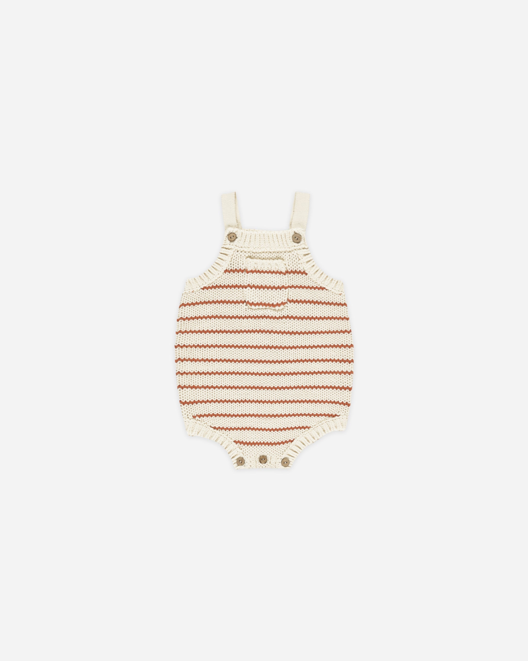 Ashton Knit Romper || Poppy Stripe