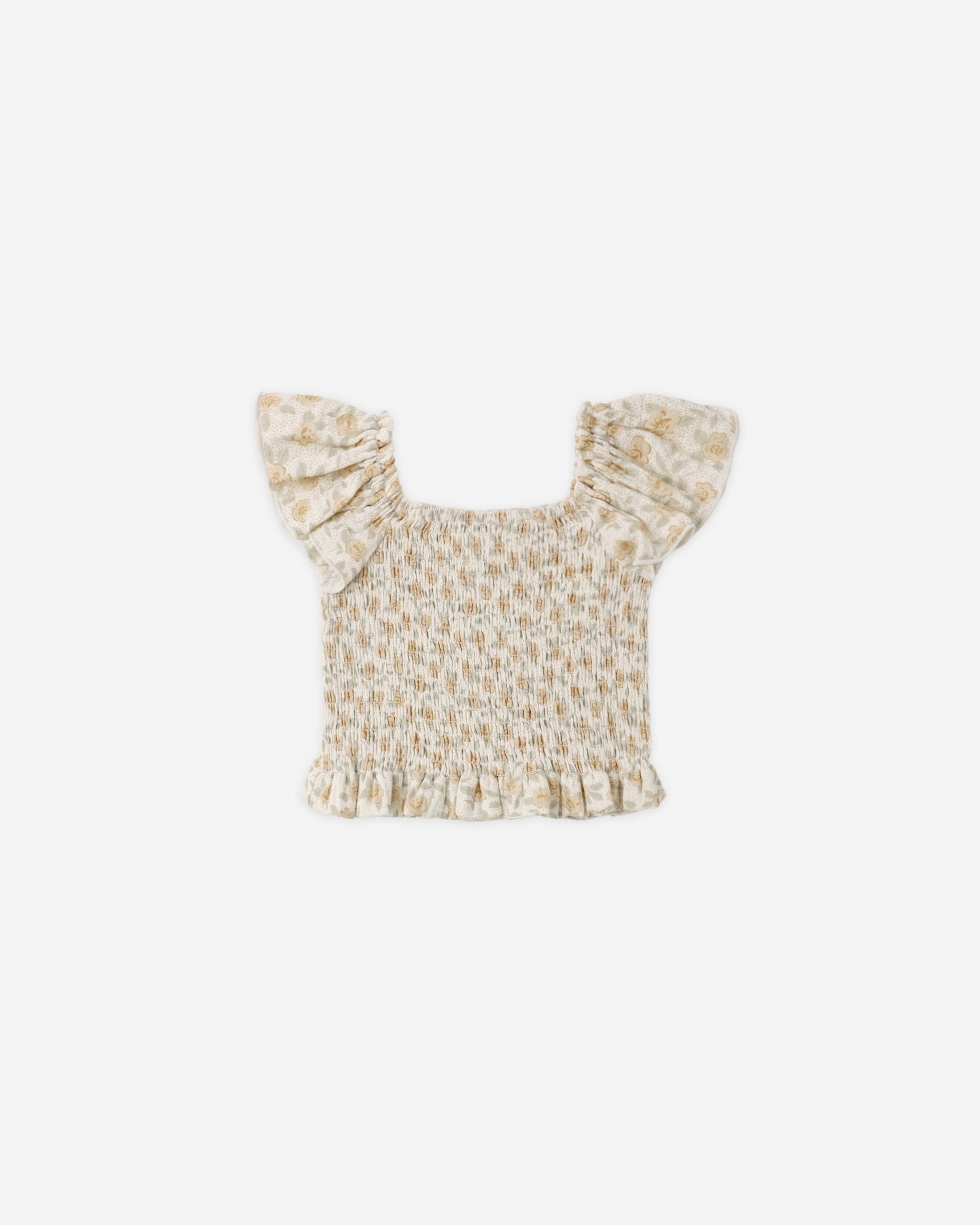 Zayla Top Yellow Floral