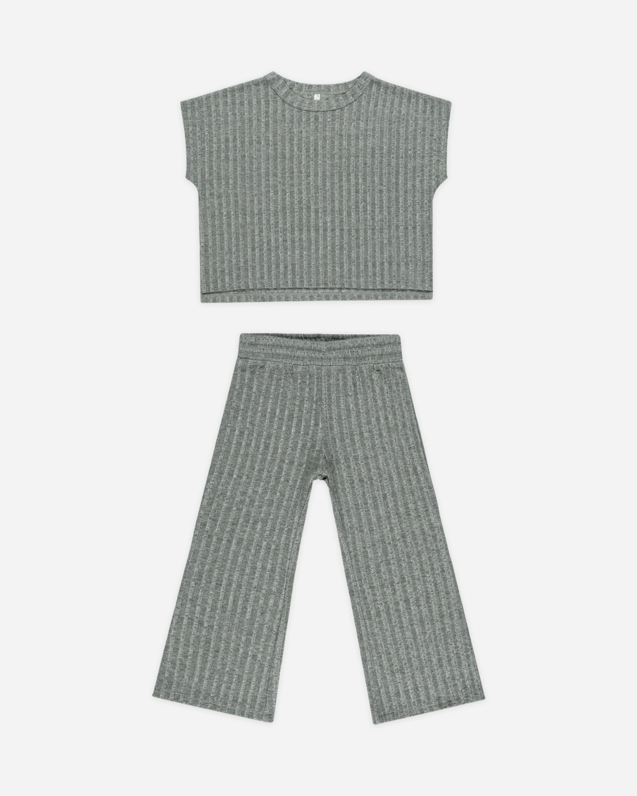 Cozy Rib Knit Set || Eucalyptus