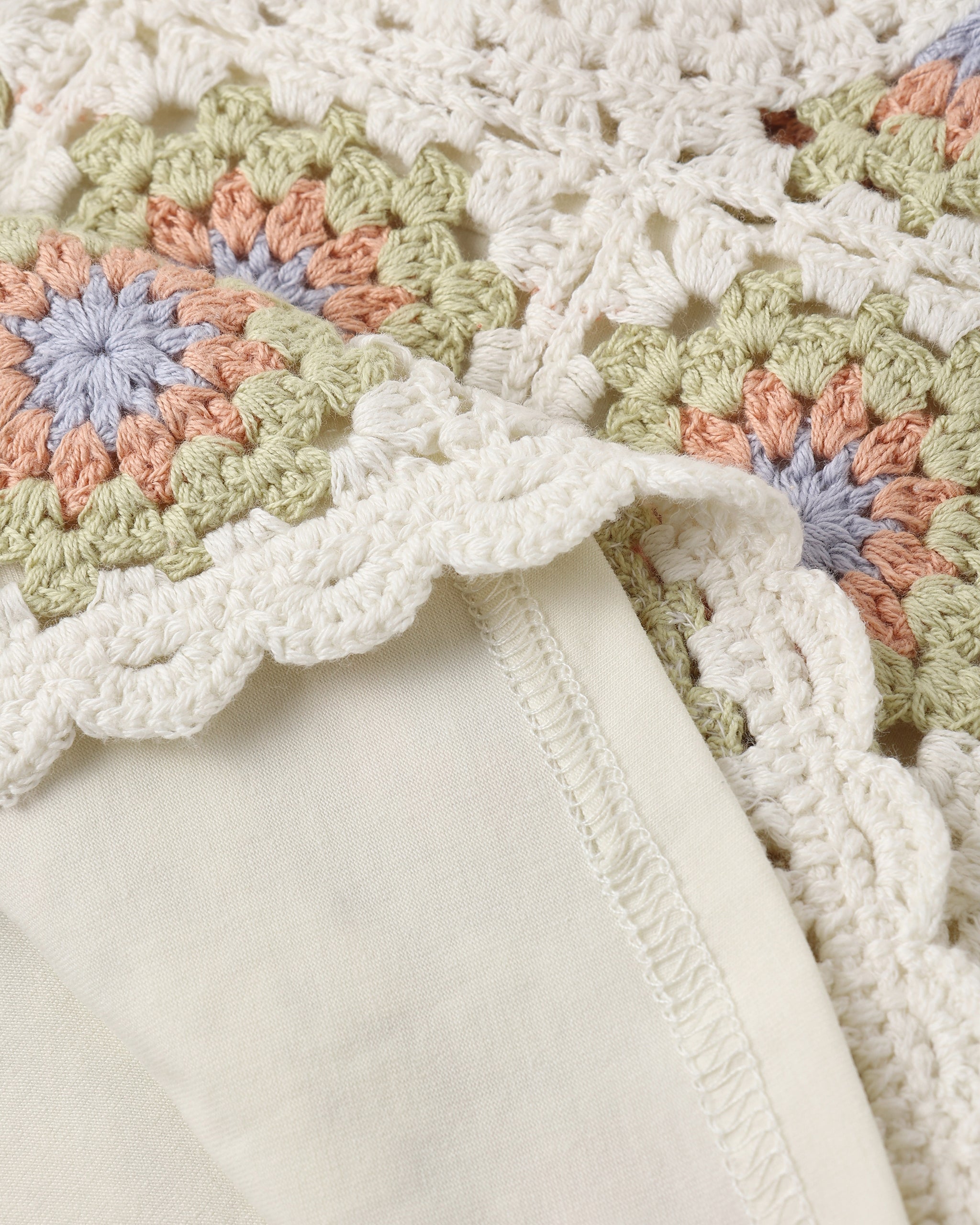 Crochet Tank Set Citron Daisy Check - Rylee + Cru | Kids Clothes | Trendy Baby Clothes | Modern Infant Outfits |