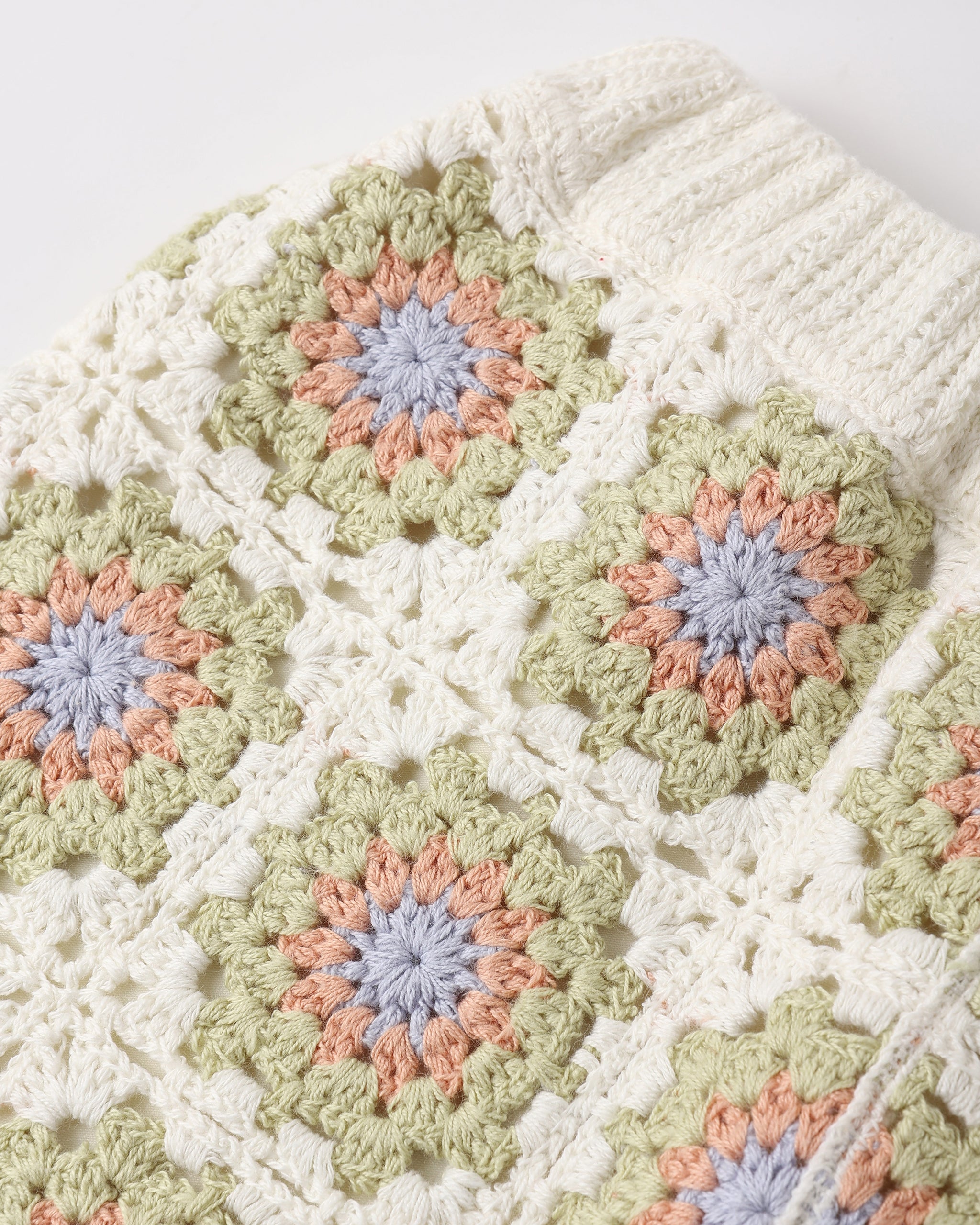 Crochet Tank Set Citron Daisy Check - Rylee + Cru | Kids Clothes | Trendy Baby Clothes | Modern Infant Outfits |