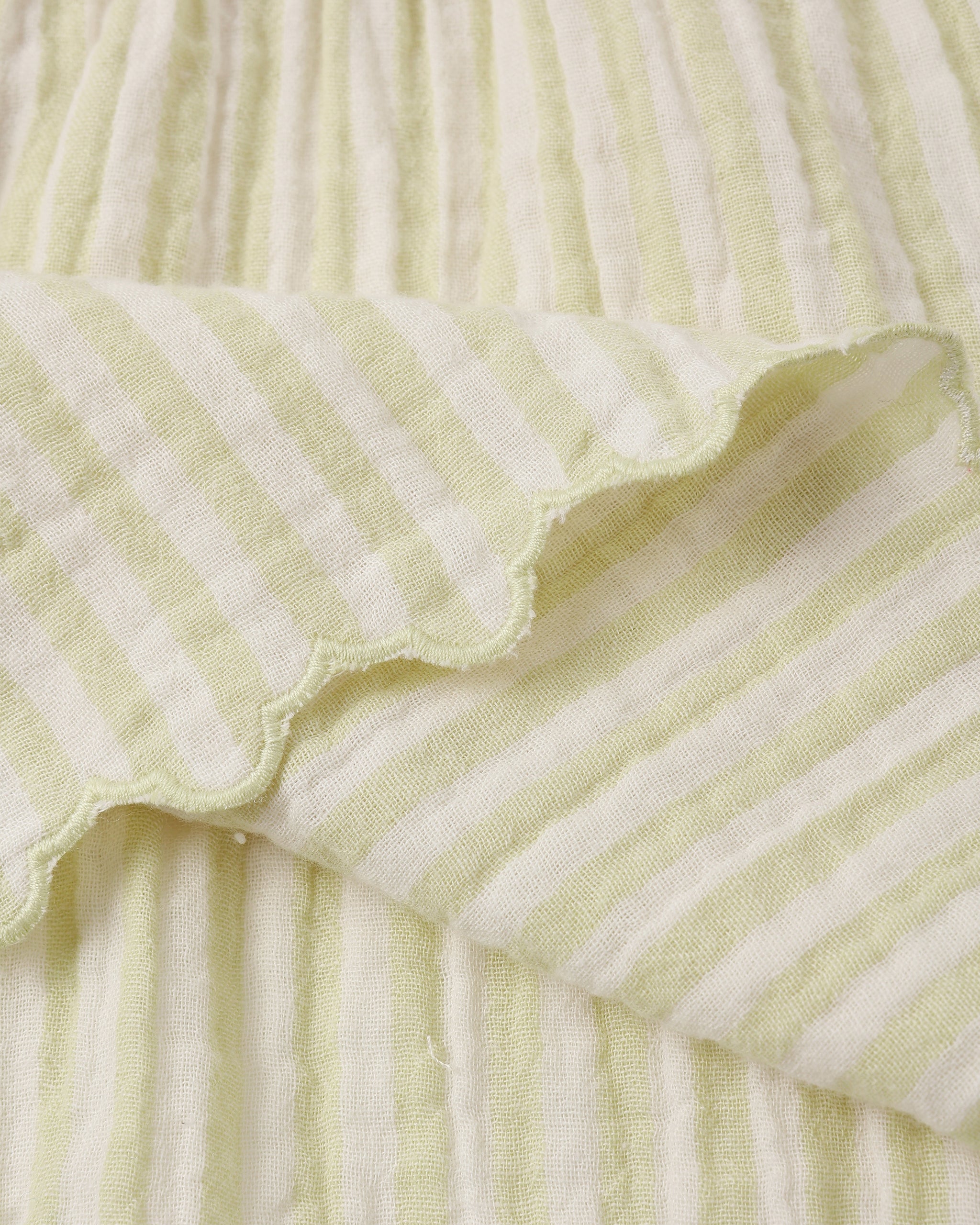 Smocked V Mini Skirt Citron Stripe - Rylee + Cru | Kids Clothes | Trendy Baby Clothes | Modern Infant Outfits |