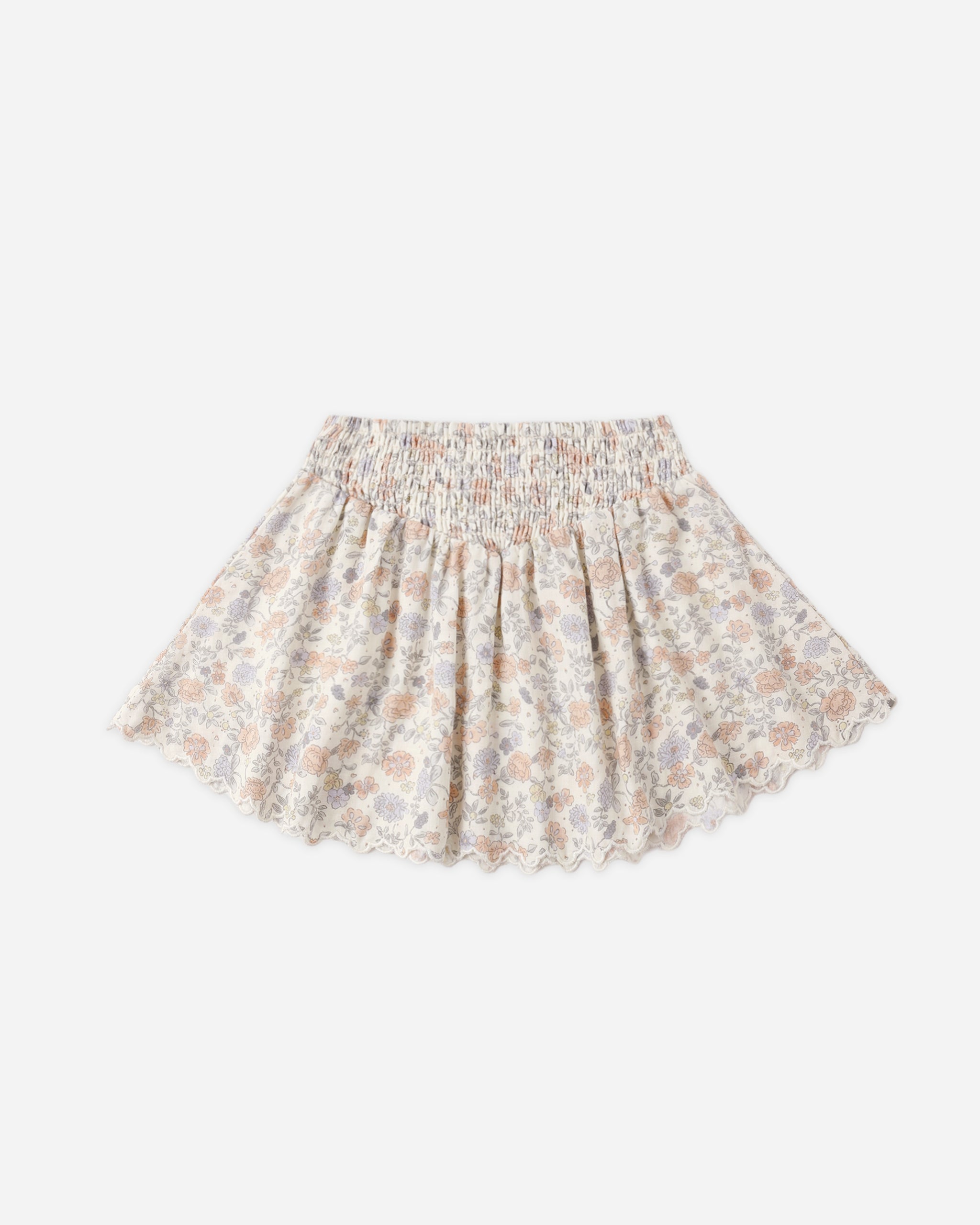 Smocked V Mini Skirt Bloom - Rylee + Cru | Kids Clothes | Trendy Baby Clothes | Modern Infant Outfits |