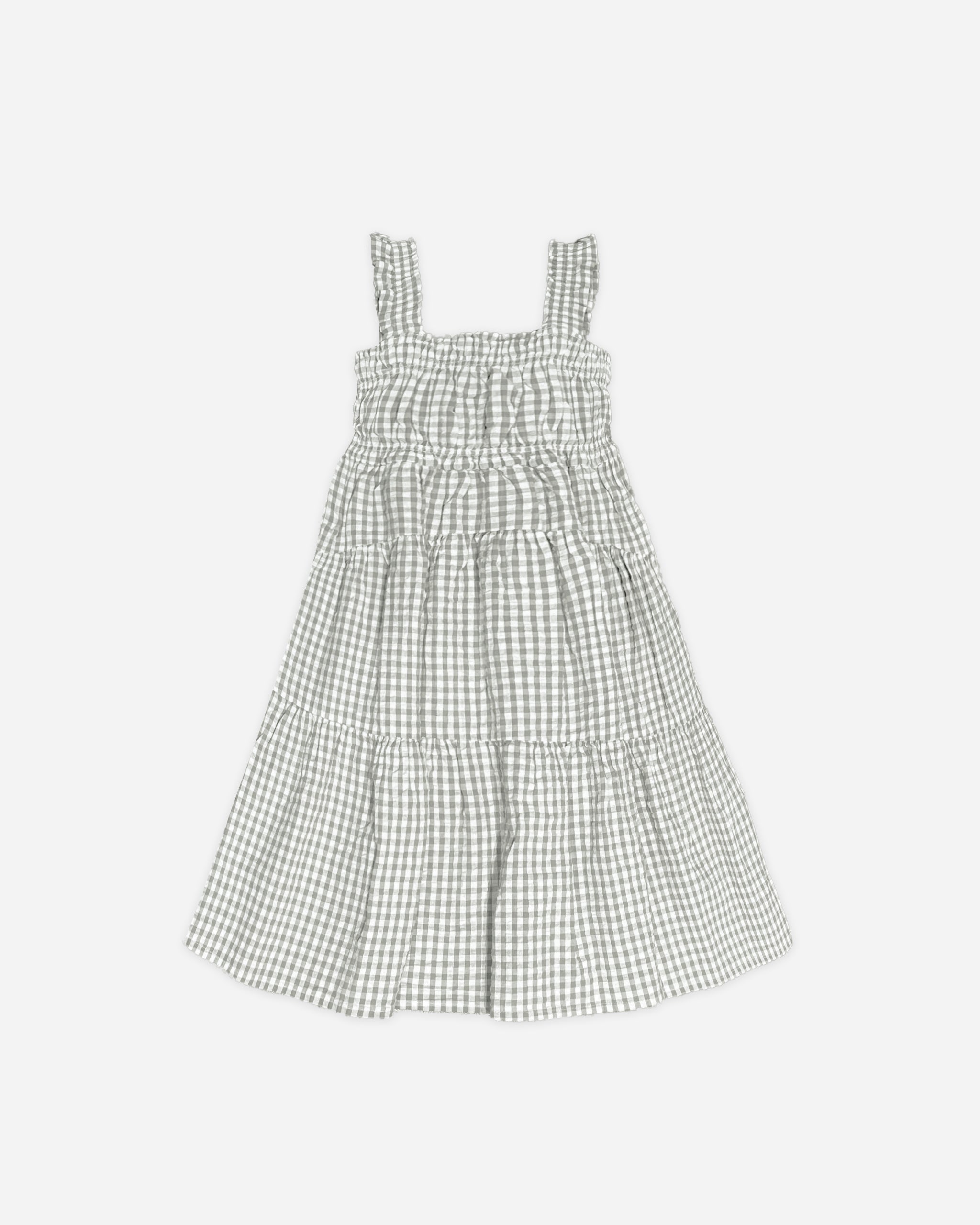 Josie Dress || Eucalyptus Gingham