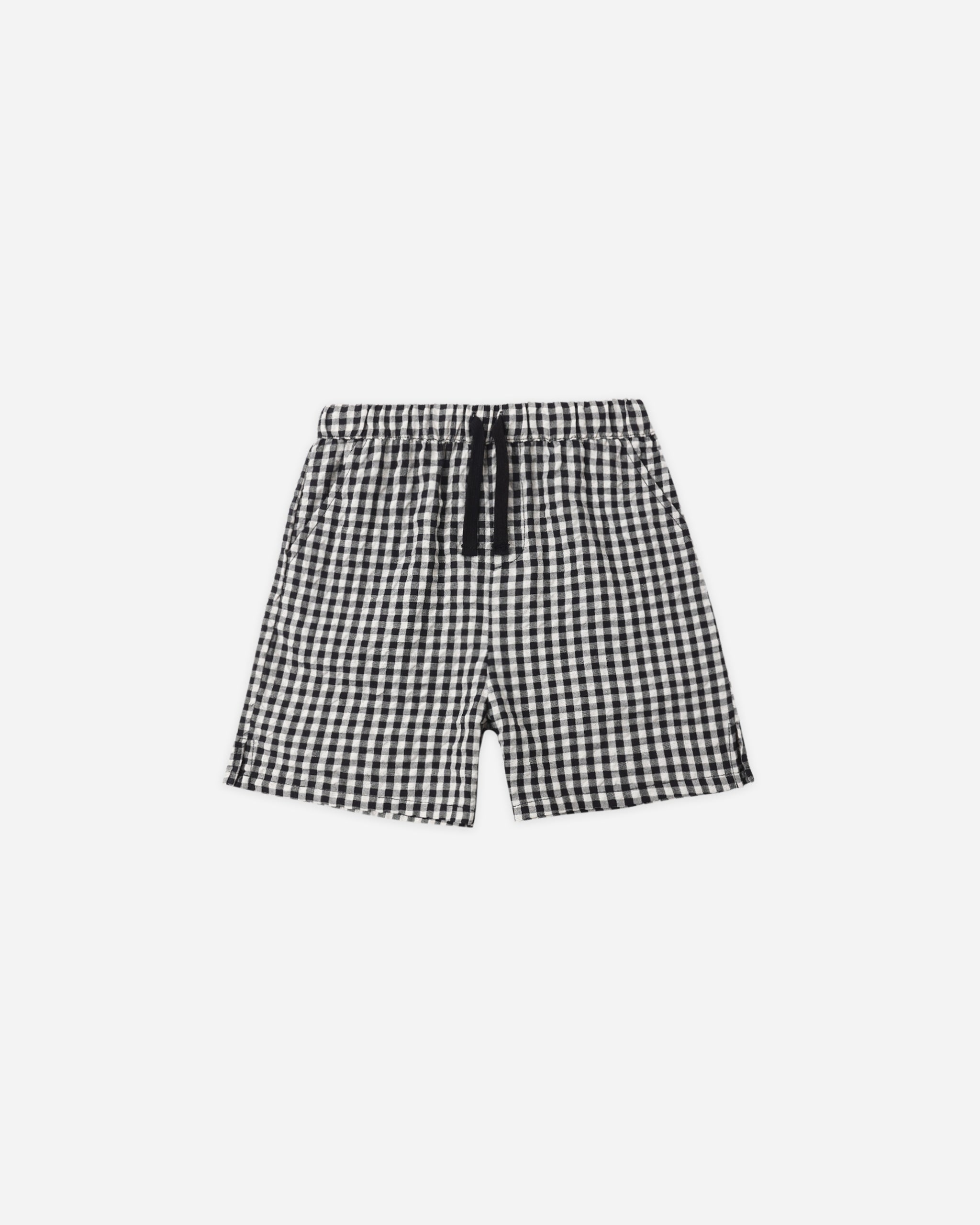 Perry Short Black Check - Rylee + Cru | Kids Clothes | Trendy Baby Clothes | Modern Infant Outfits |