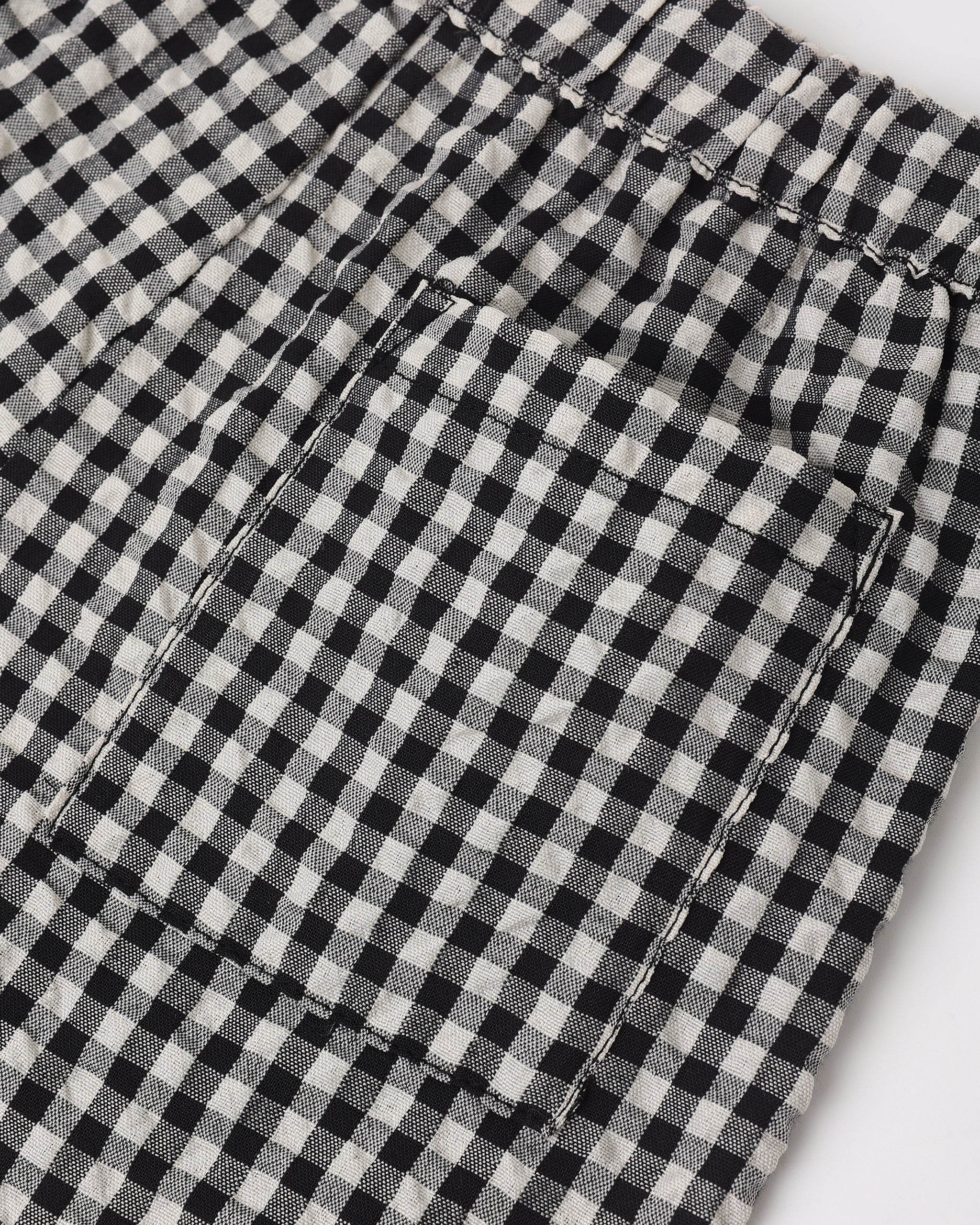 Perry Short Black Check - Rylee + Cru | Kids Clothes | Trendy Baby Clothes | Modern Infant Outfits |