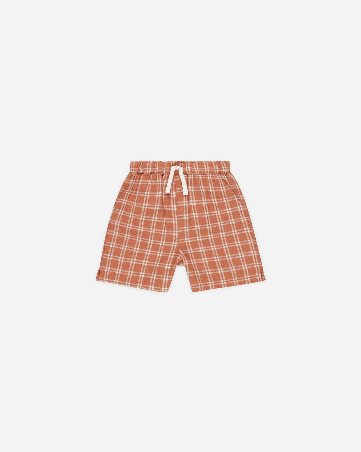 RYLEE + CRU LAPEL COLLAR SHIRT POPPY GINGHAM main image 1