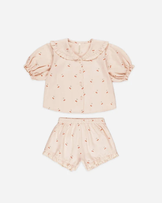 Delilah Pajama Set || Cherries