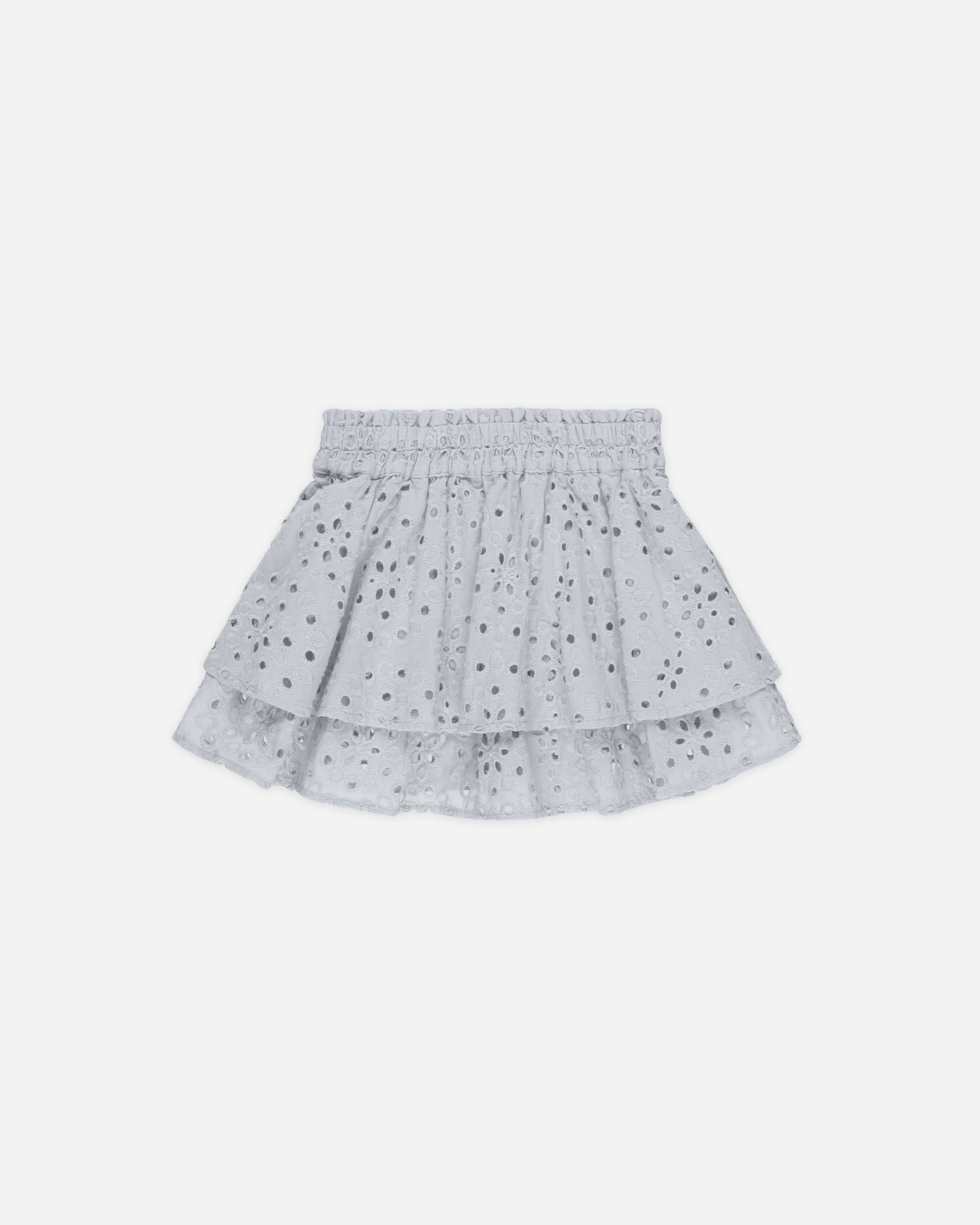 Rose Mini Skirt || Light Blue