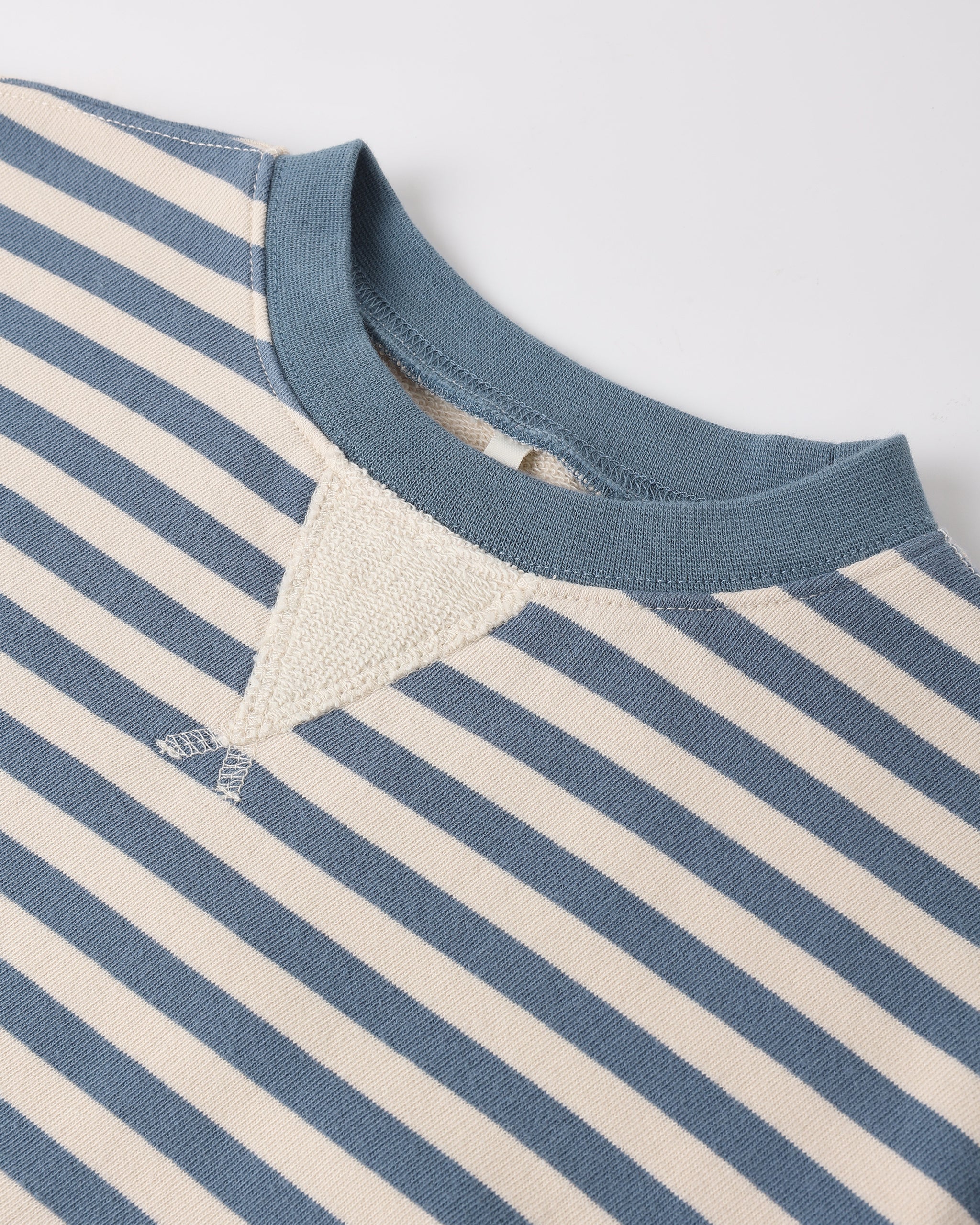 Oversized Crew Marine Stripe