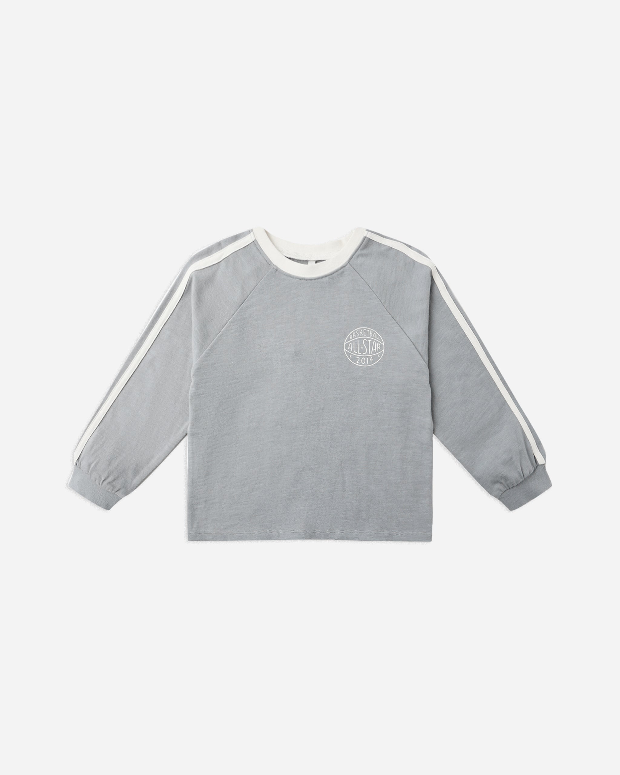 Jersey Long Sleeve Tee || Dusty Blue