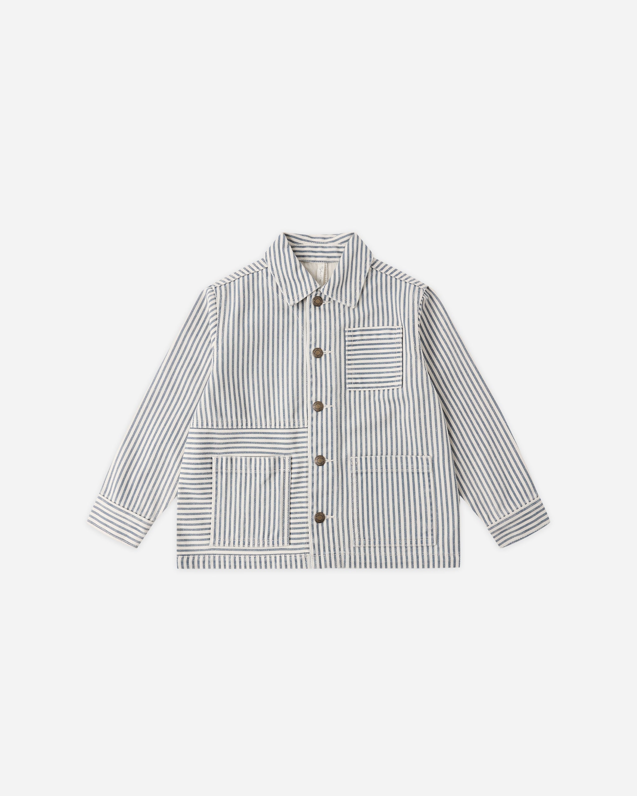 Denim Jacket Railroad Stripe