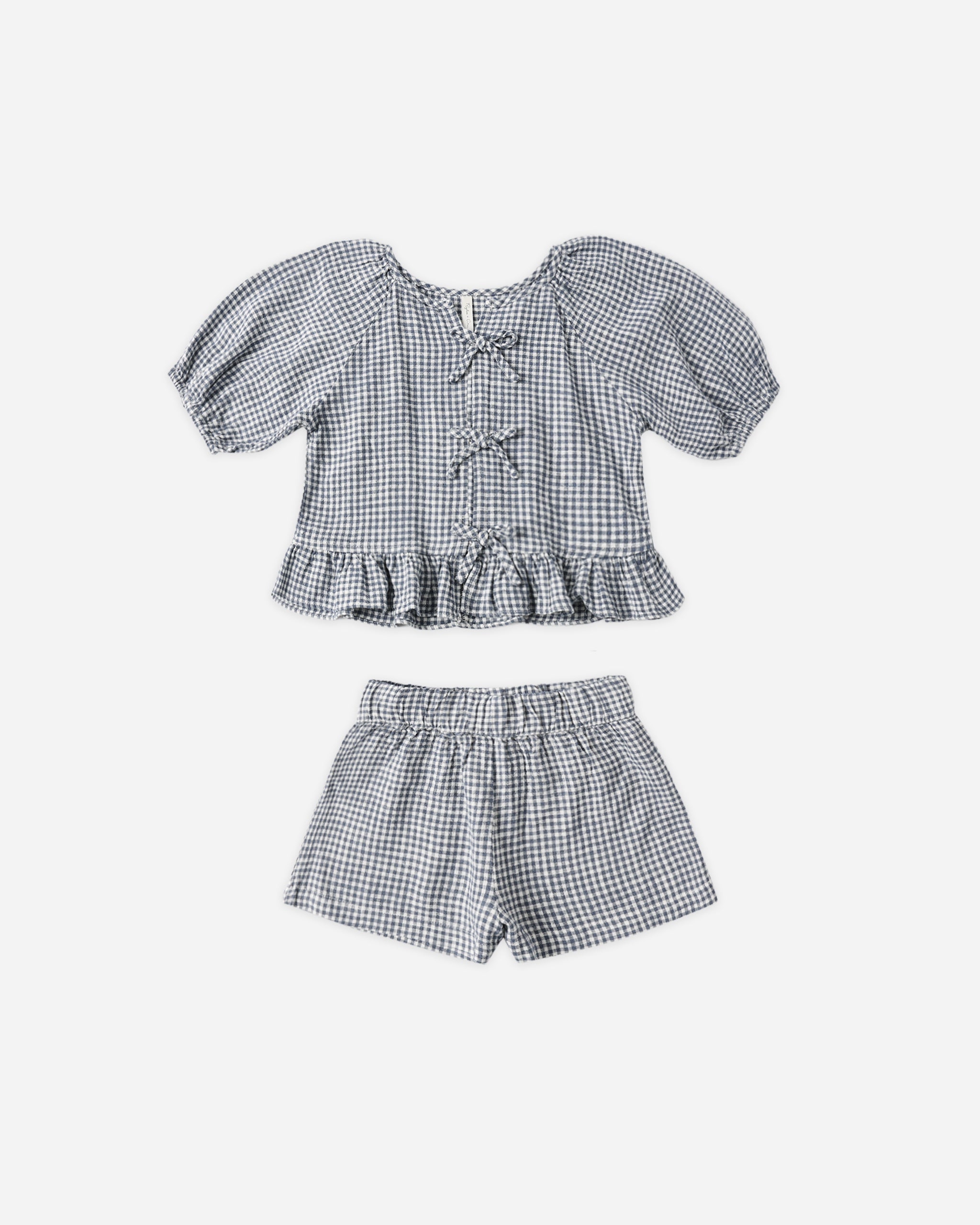 Juniper Set Marine Gingham