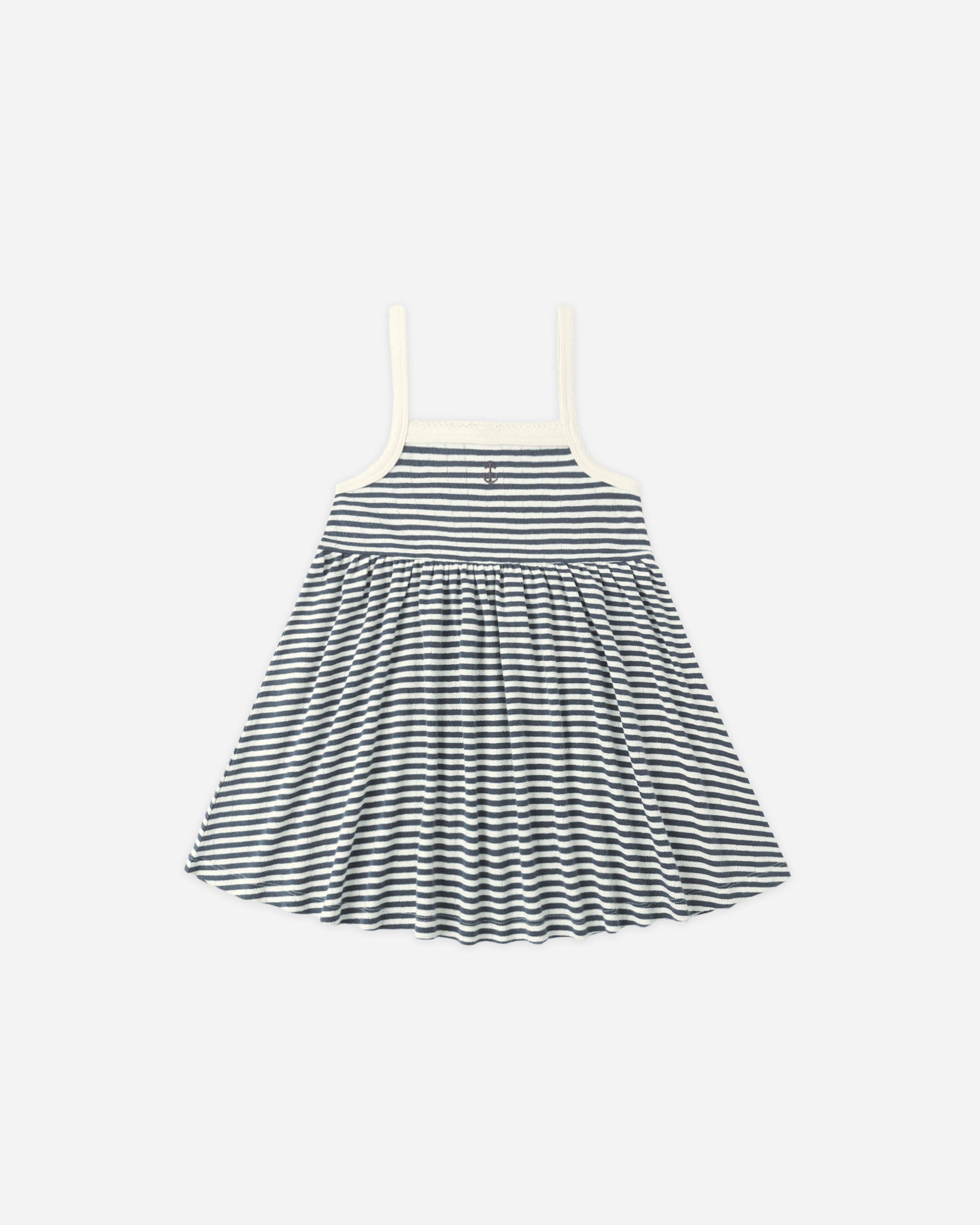 Lea Dress Navy Stripe - Rylee + Cru | Kids Clothes | Trendy Baby Clothes | Modern Infant Outfits |