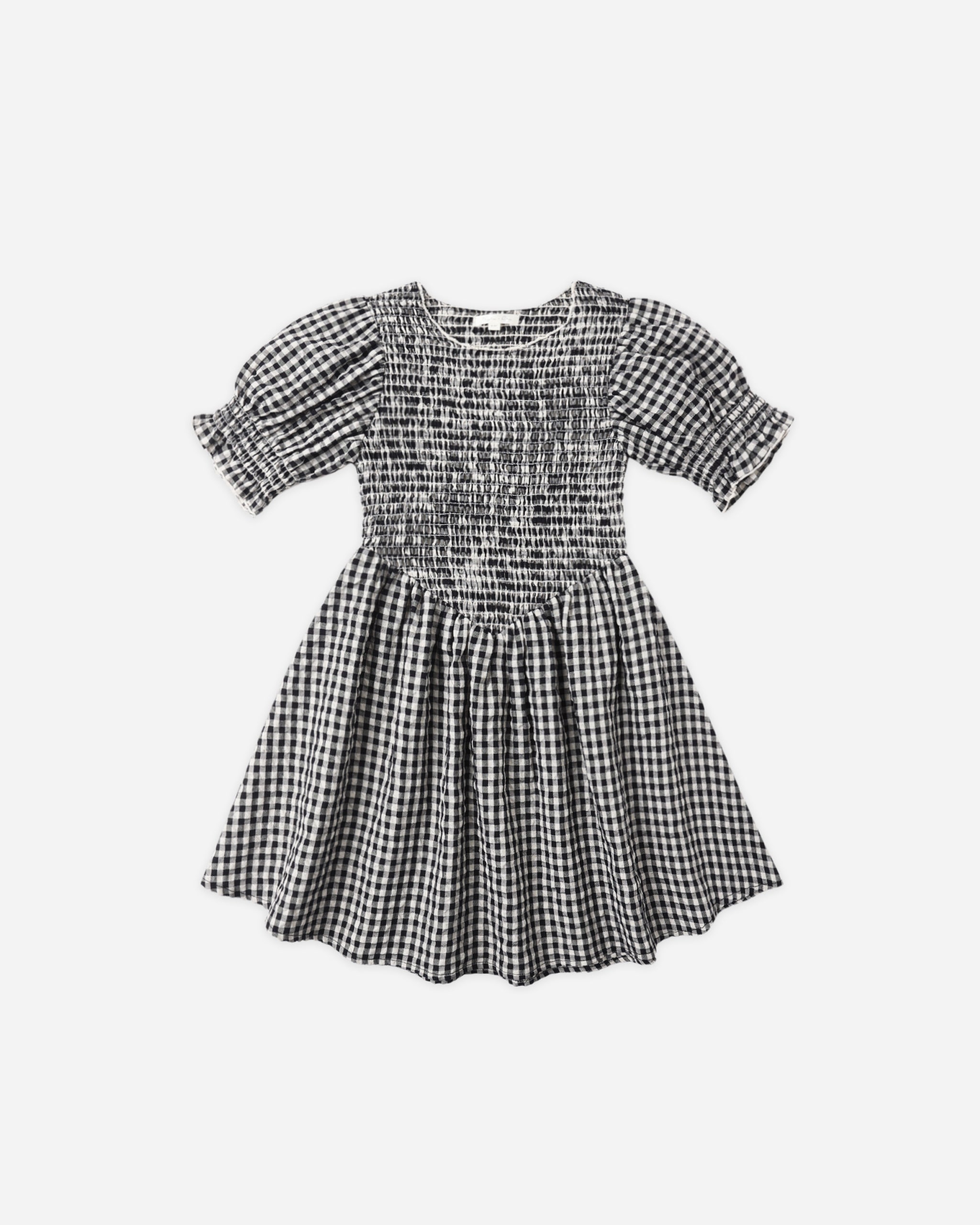 Louise Dress Black Check - Rylee + Cru | Kids Clothes | Trendy Baby Clothes | Modern Infant Outfits |