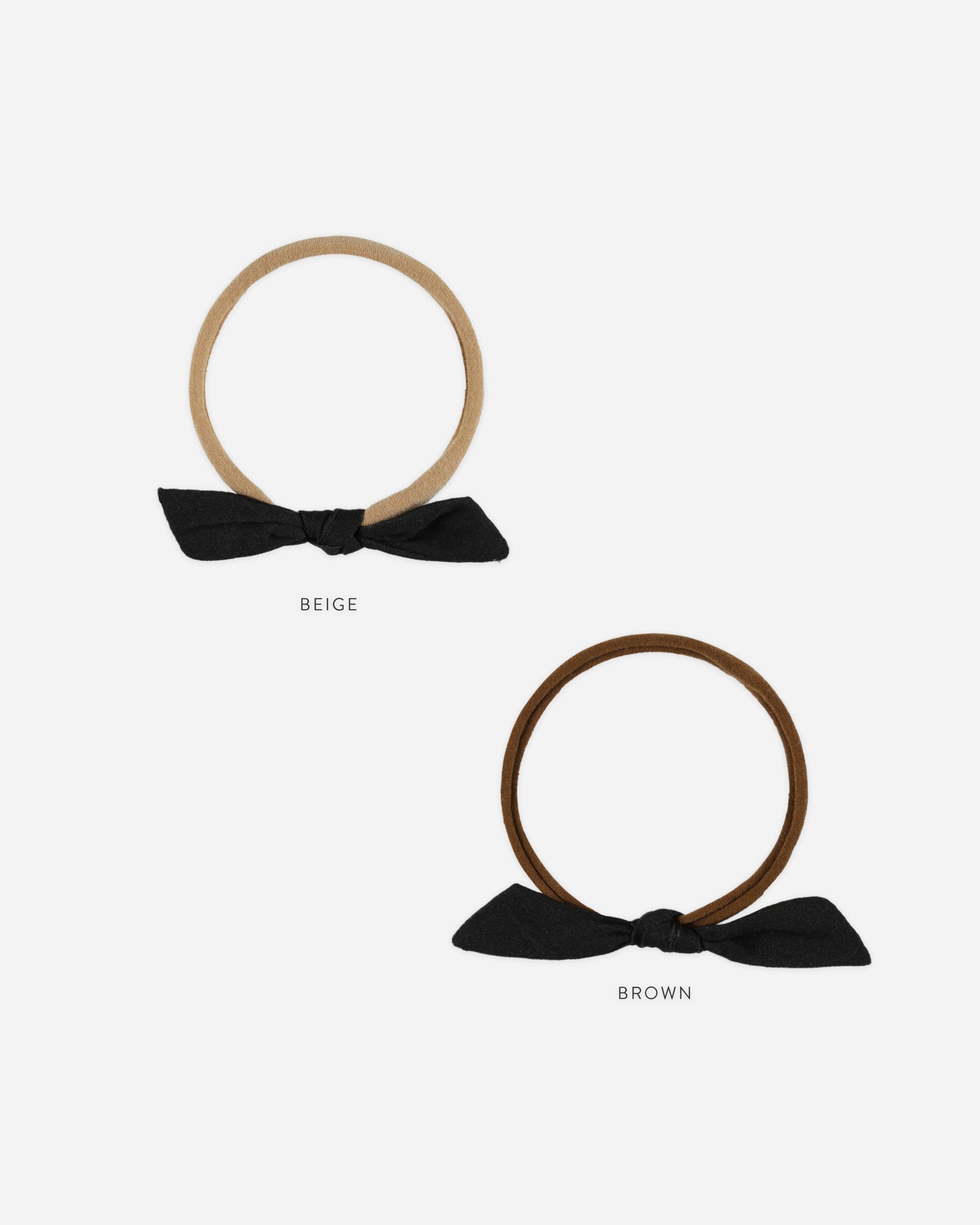 Little Knot Headband || Washed Black